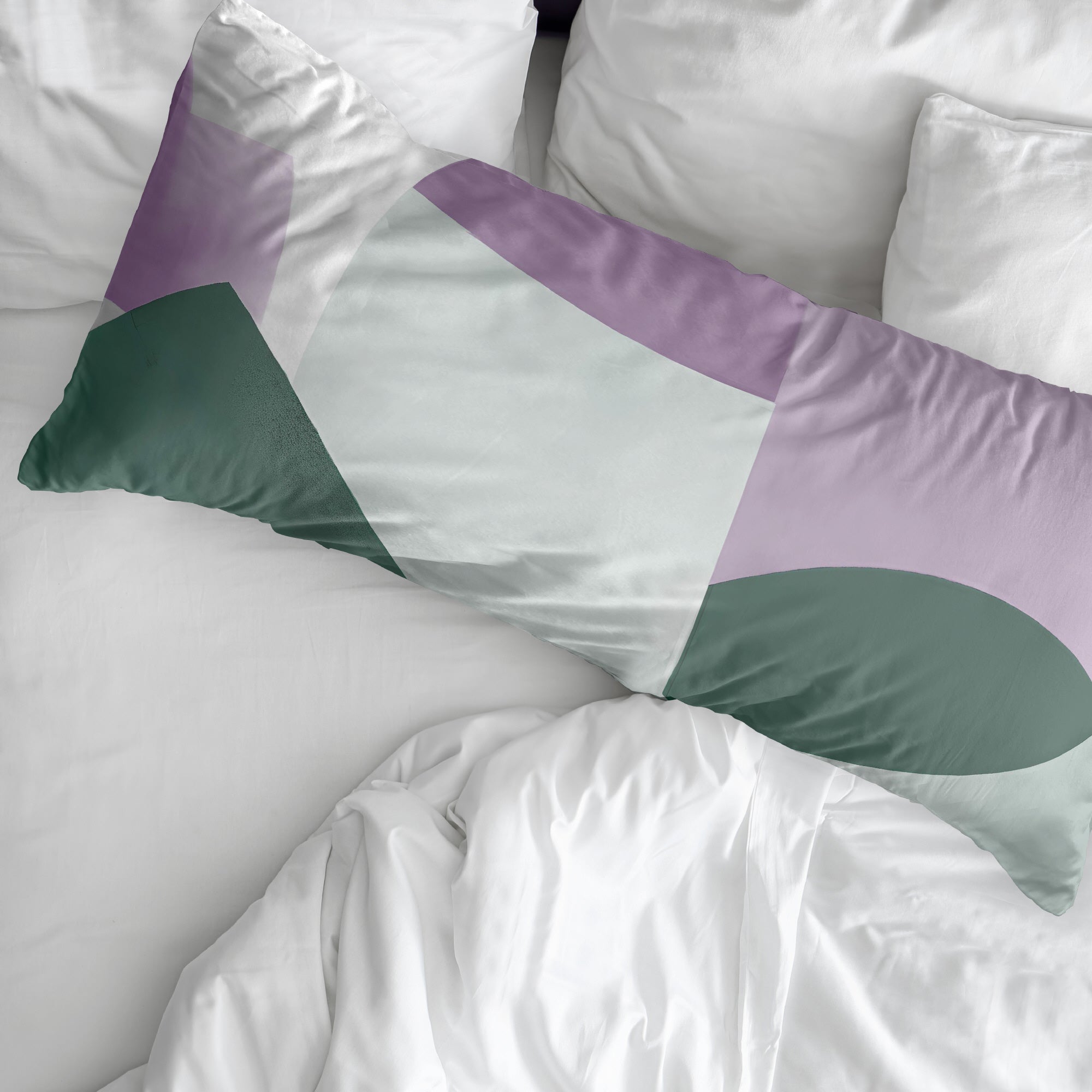 Taie d'oreiller York Lilac 100% coton