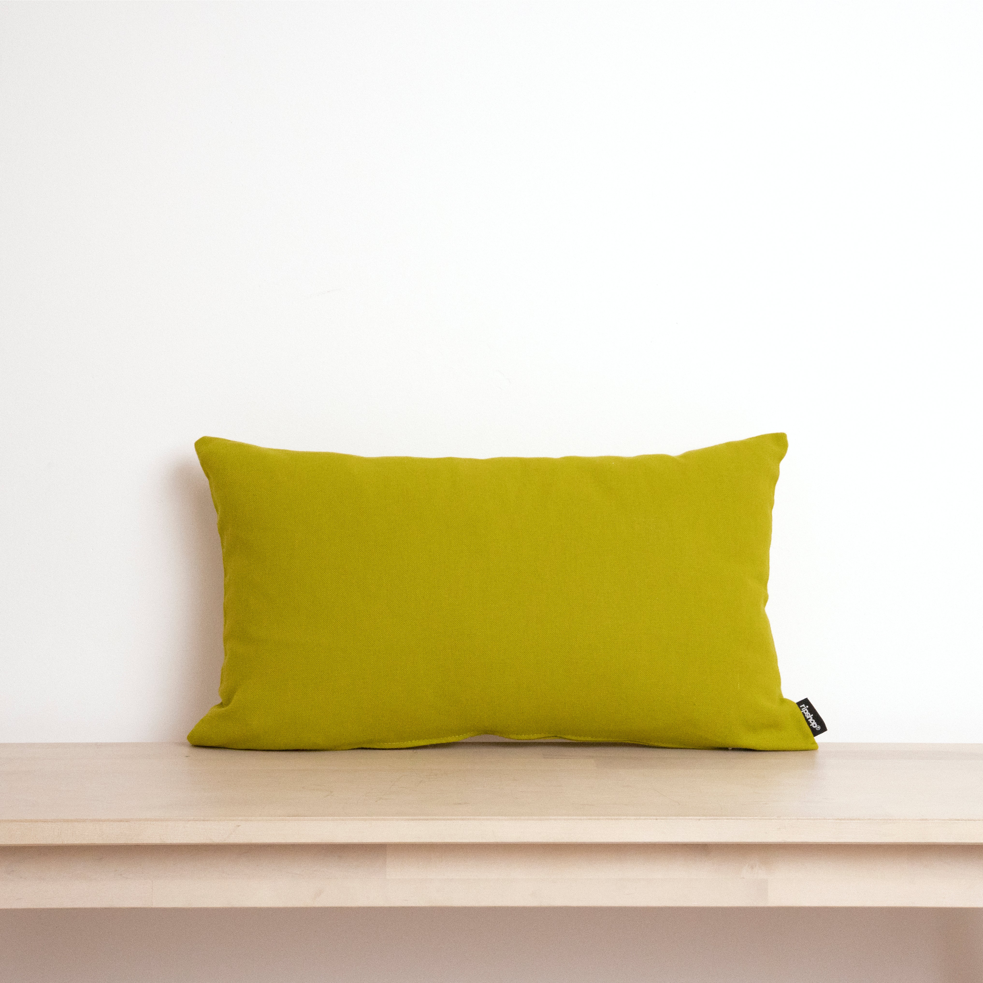 Housse de Coussin 100% Lin Vert Pistache 30x50 cm