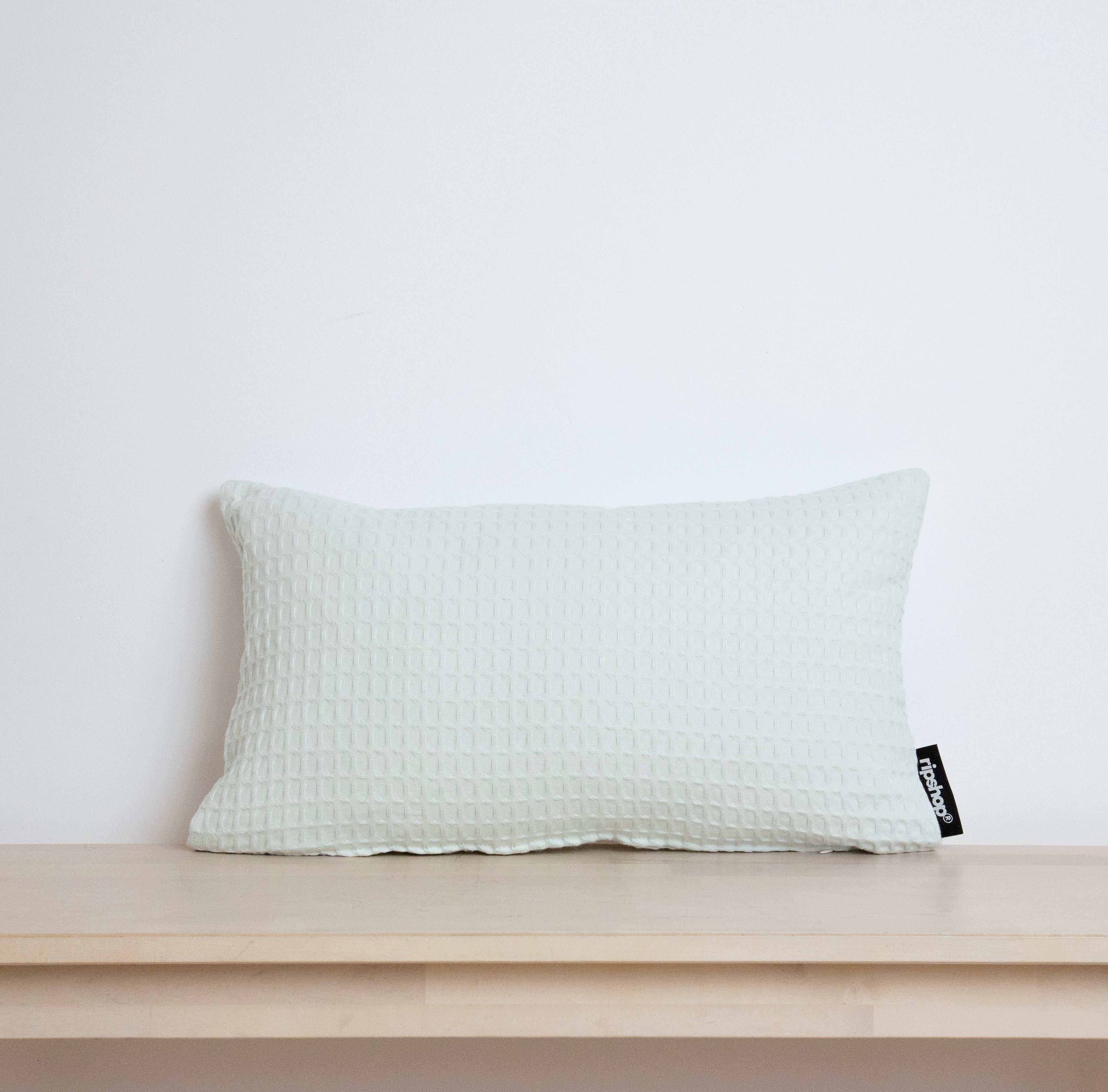 Waffle cushion cover 100% cotton Mint 30x50 cm