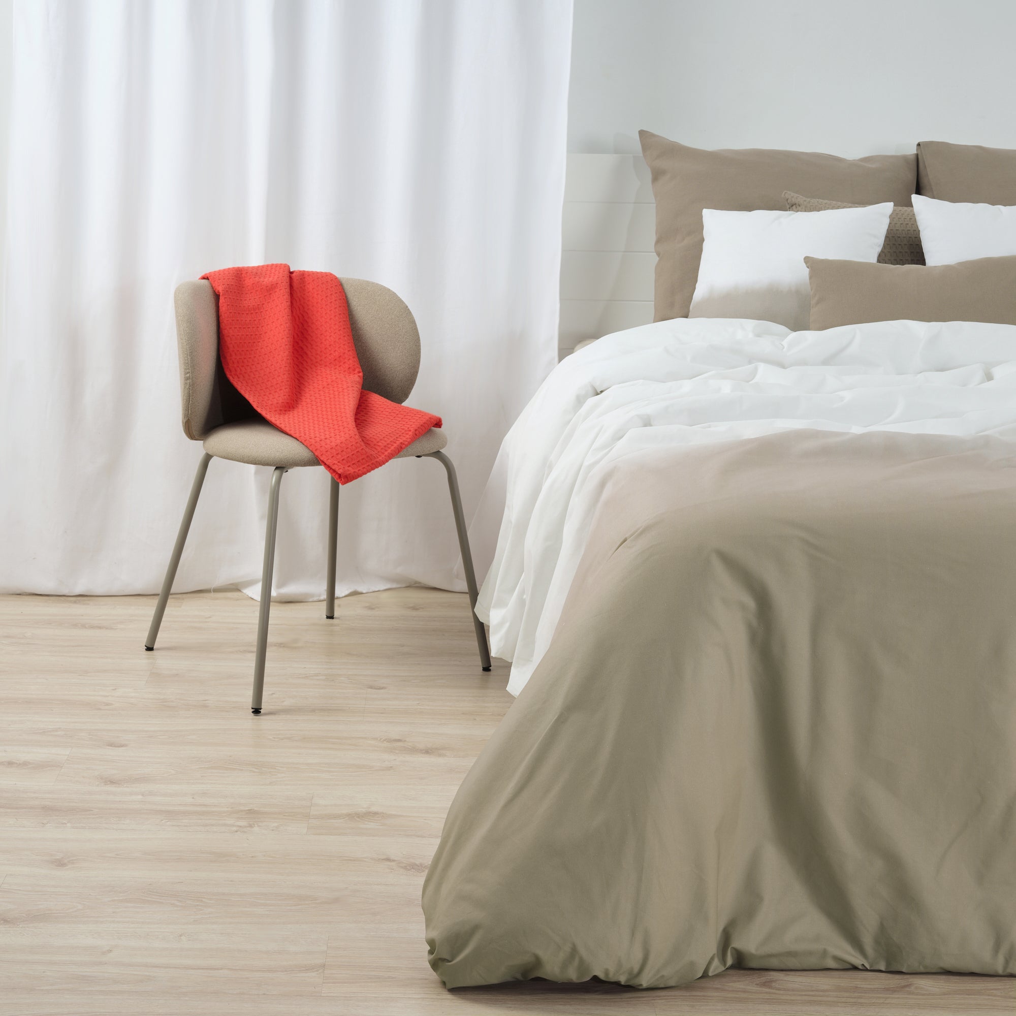 Plaid Waffle 100% cotton Strawberry