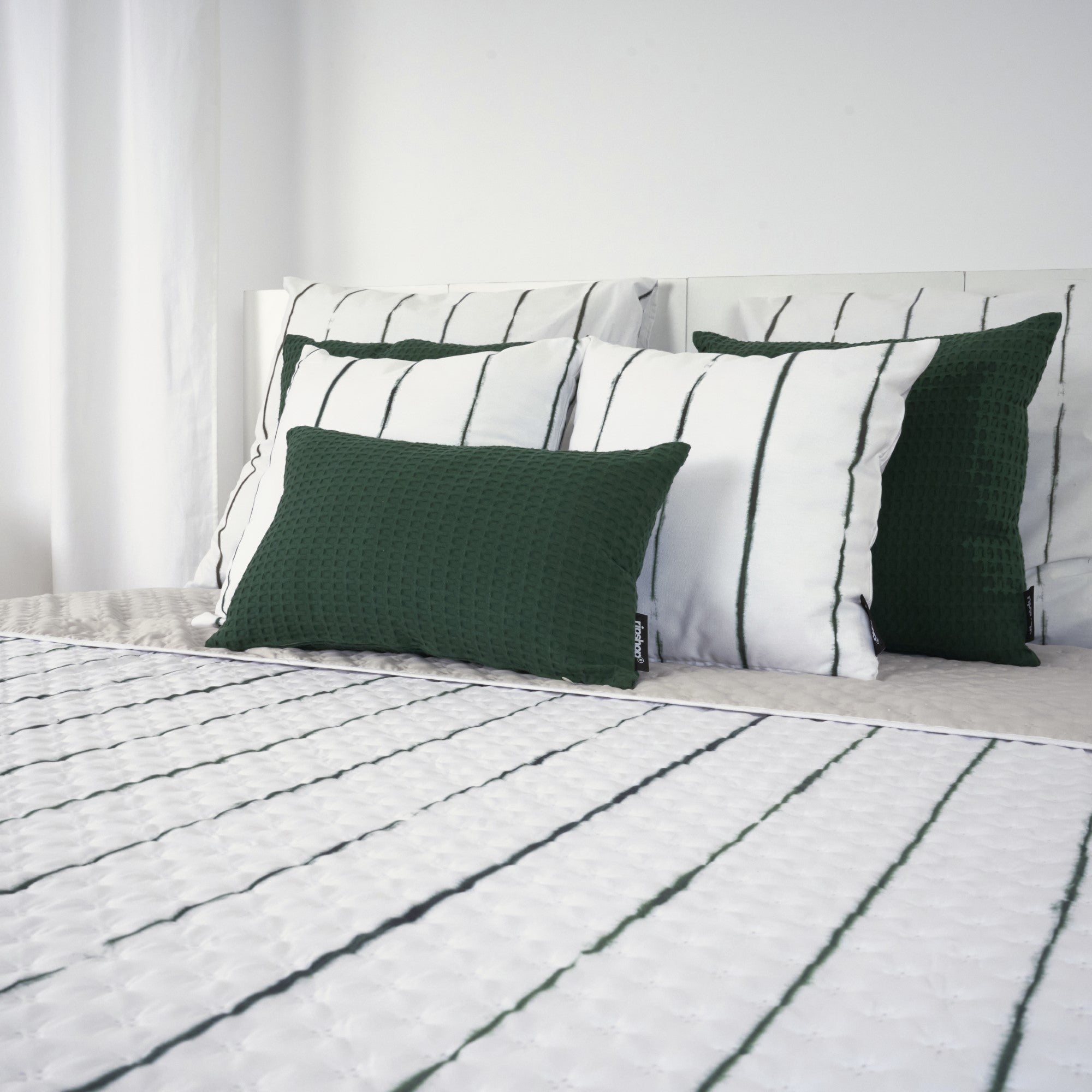 Couette réversible mi-saison Andover vert foncé