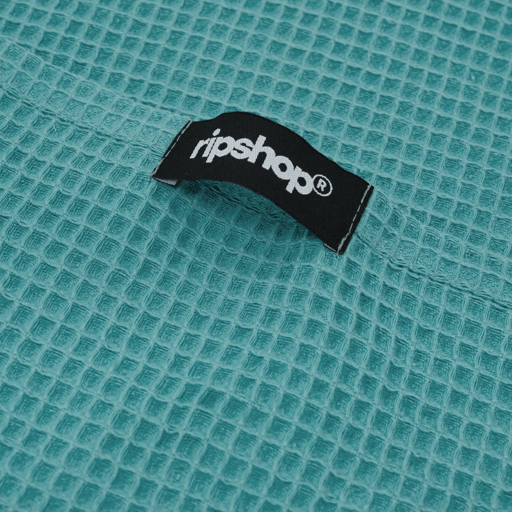 Pack 2 ud. paño de cocina waffle 100% algodón Turquesa