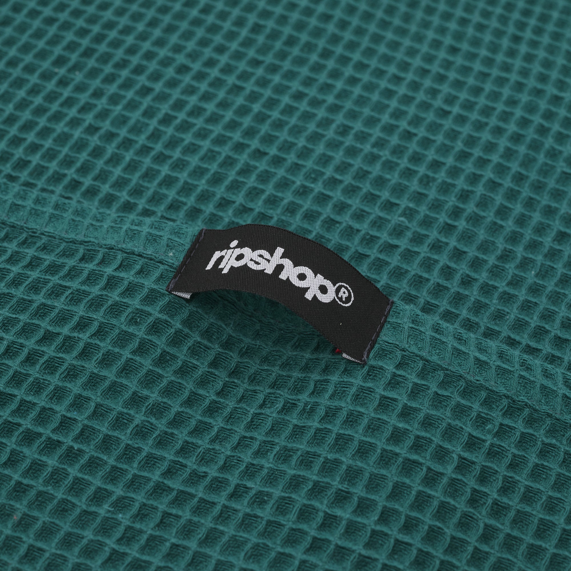 Pack 2 ud. paño de cocina waffle 100% algodón Esmeralda