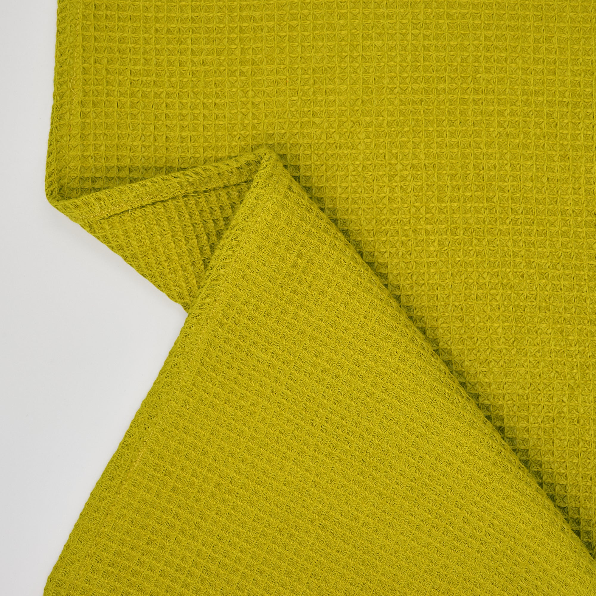 Pack 2 ud. paño de cocina waffle 100% algodón Verde Pistacho