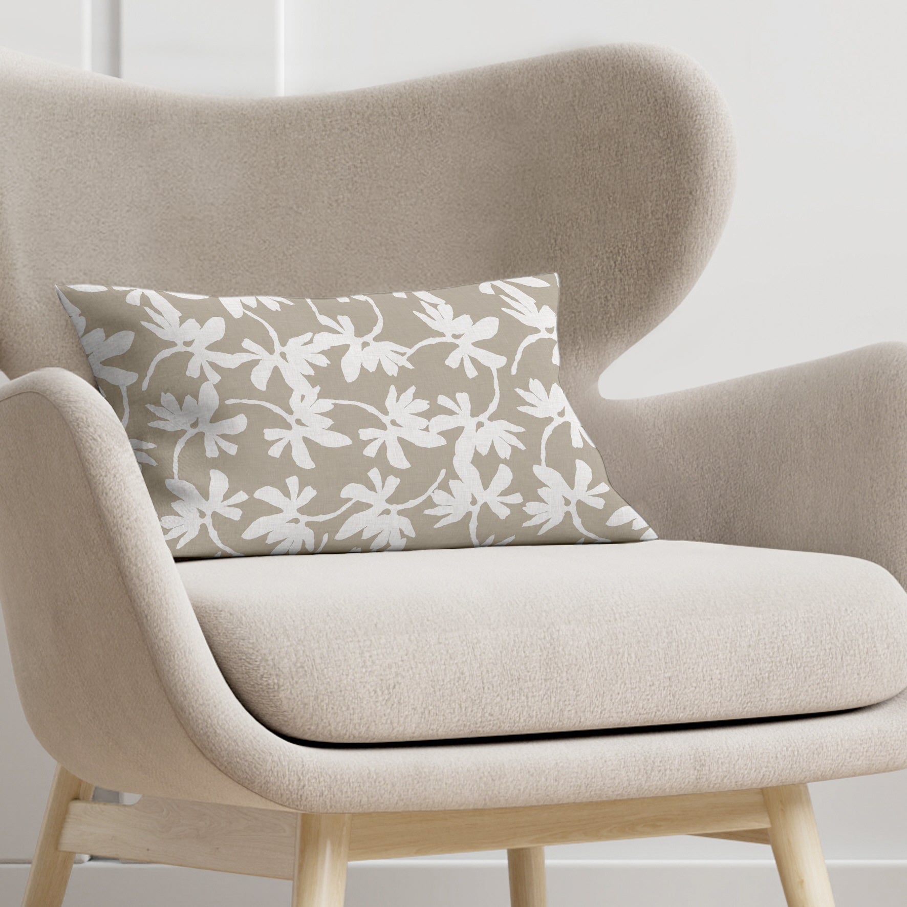 Funda de cojín Halton Marrón 30x50 cm