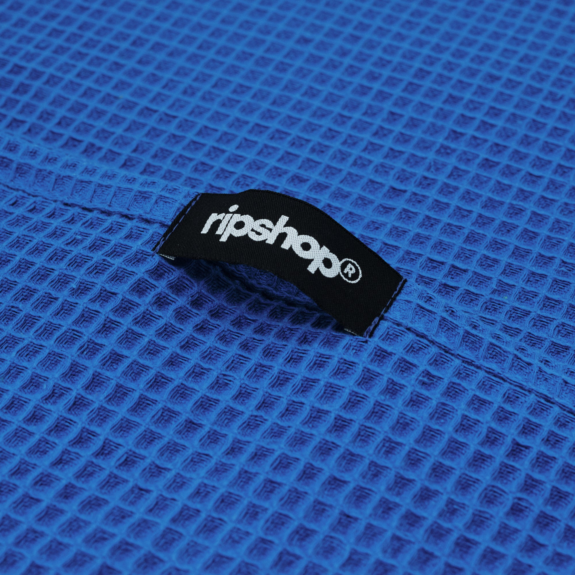 Pack 2 ud. paño de cocina waffle 100% algodón Azul Cobalto