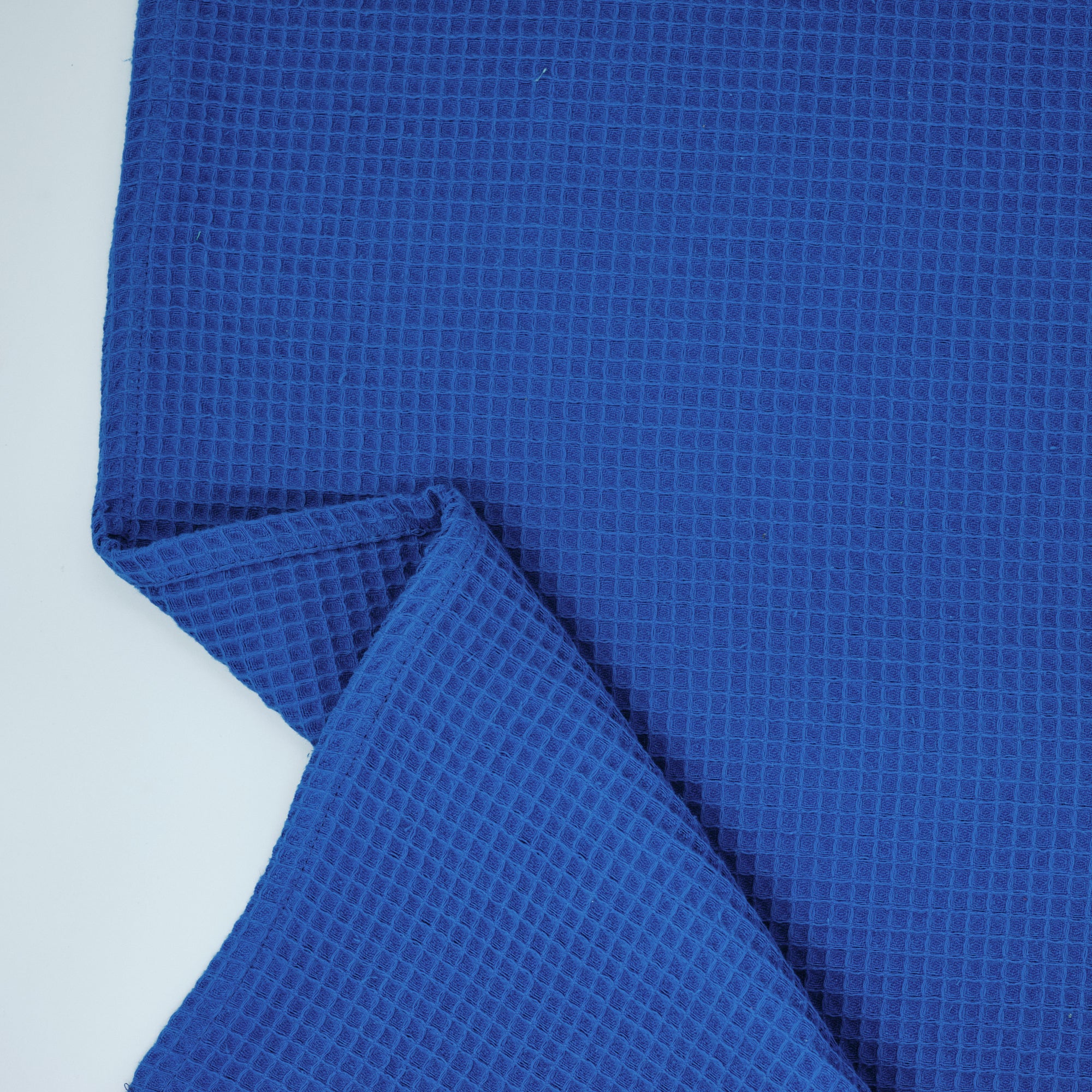 Pack 2 ud. paño de cocina waffle 100% algodón Azul Cobalto