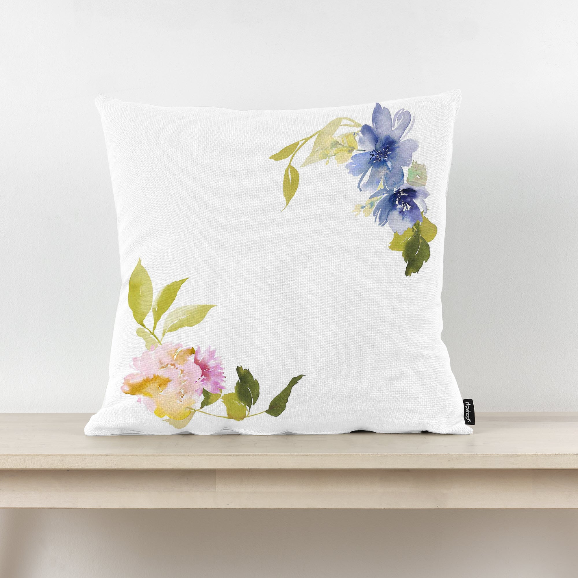 Housse de coussin Leeds Green 45x45 cm