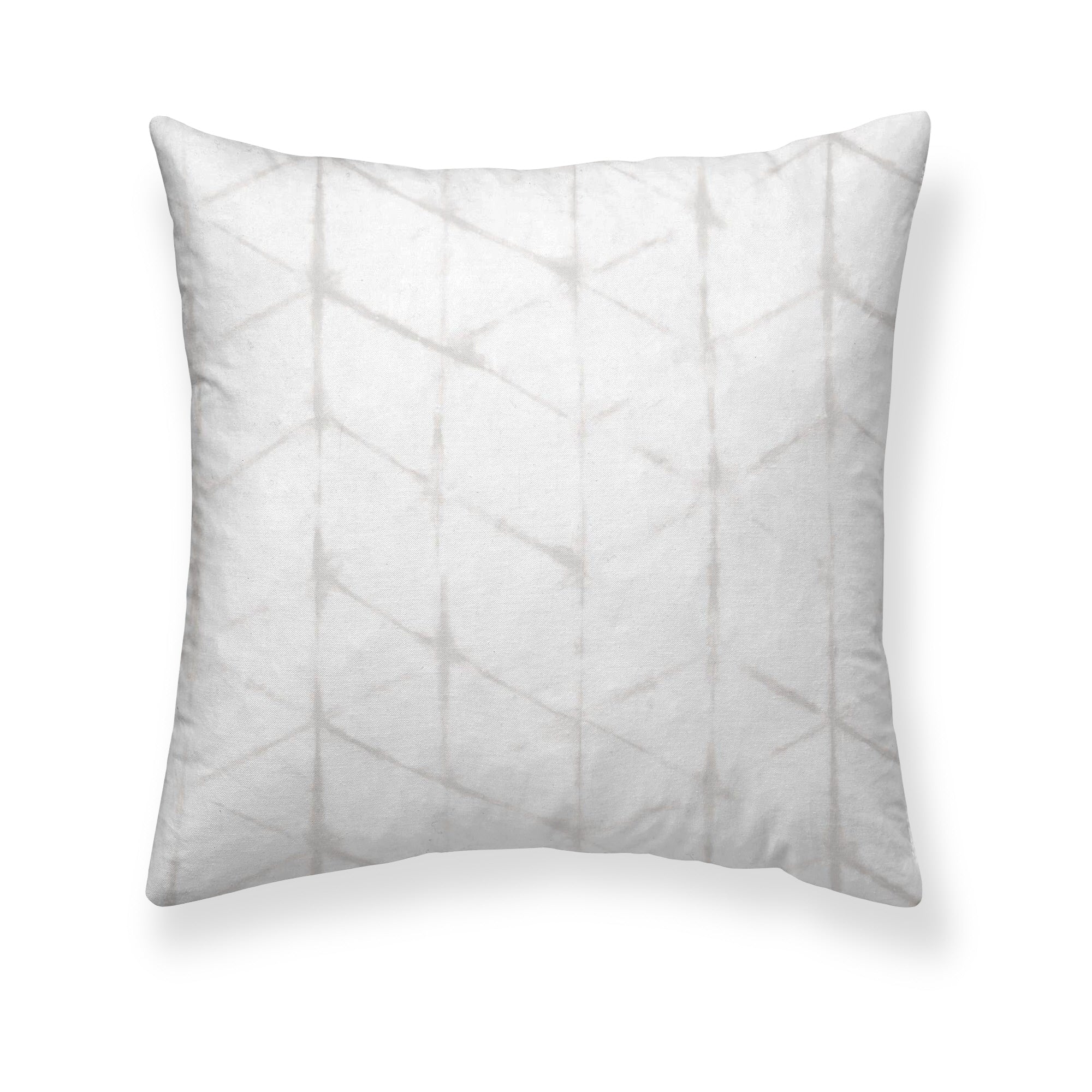 Housse de coussin gris poireau 45x45 cm