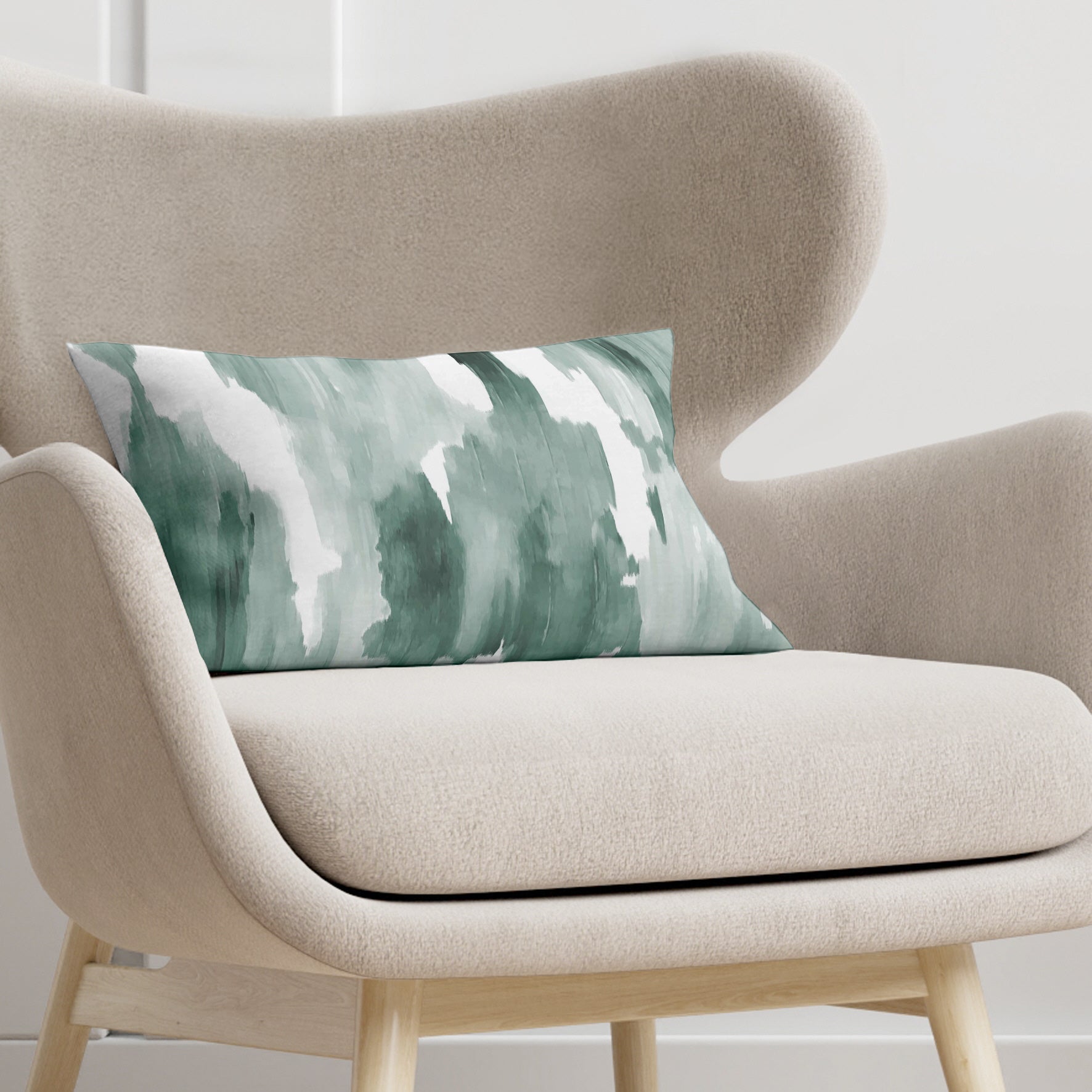 Housse de coussin Luton Emerald 30x50 cm