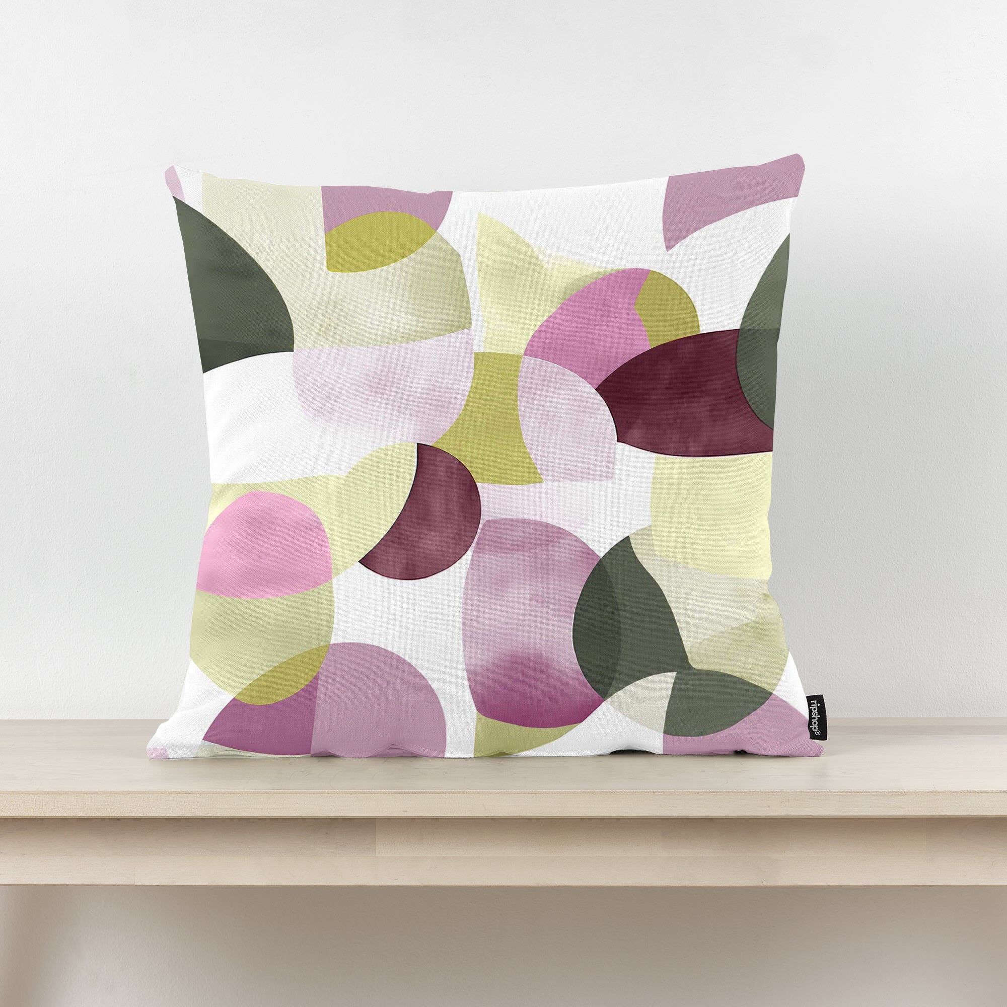 Housse de coussin York rose 45x45 cm