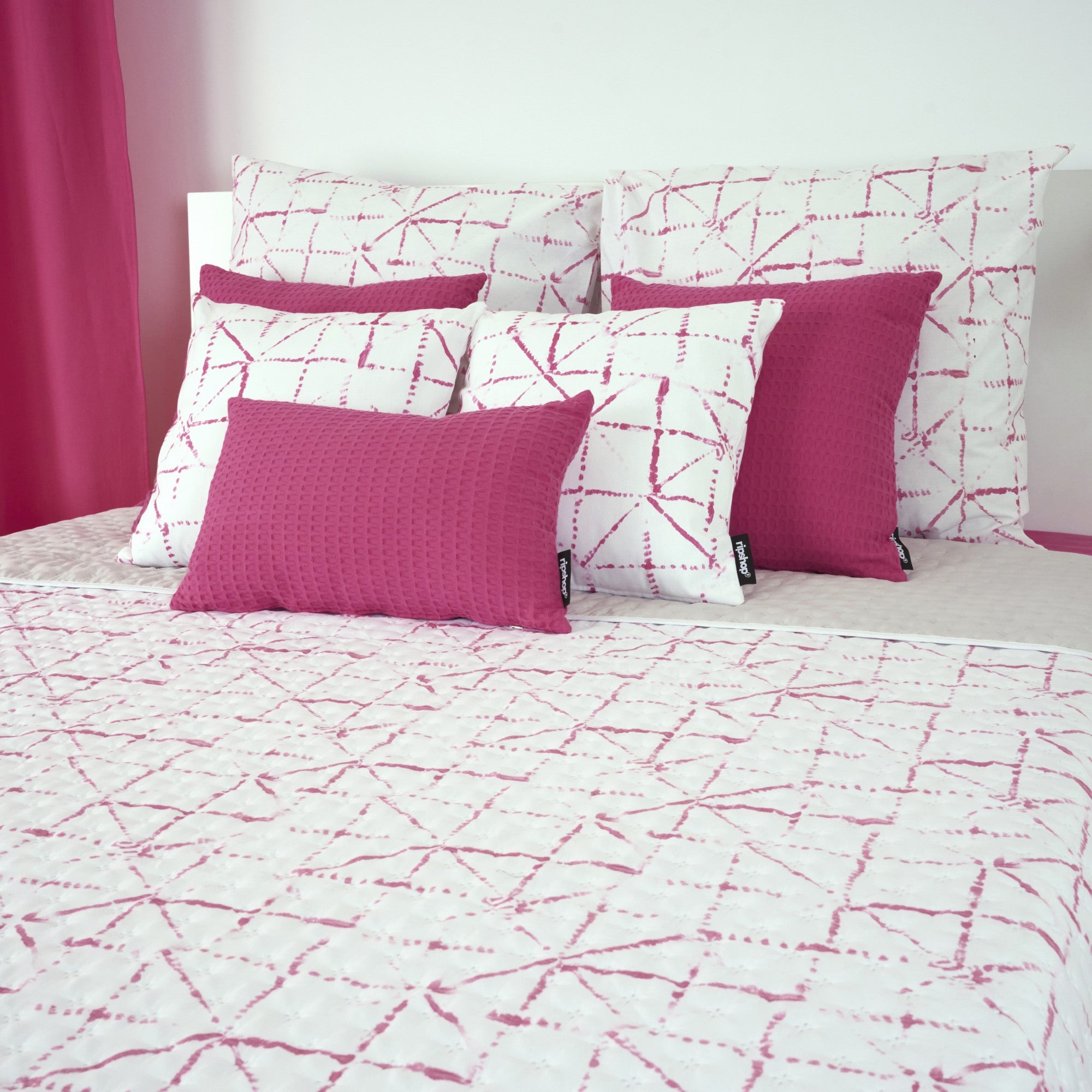 Couette réversible mi-saison Crawley Fuchsia