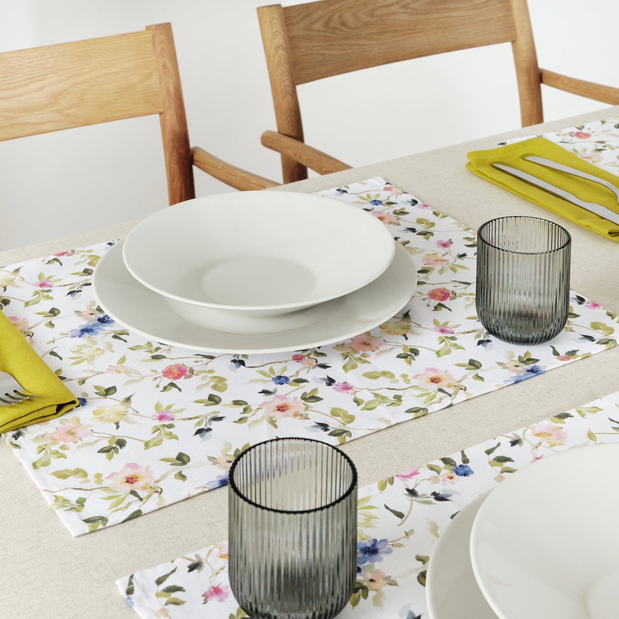 STRIPED GLASS 270 CC GREEN PACK OF 6 UNITS.