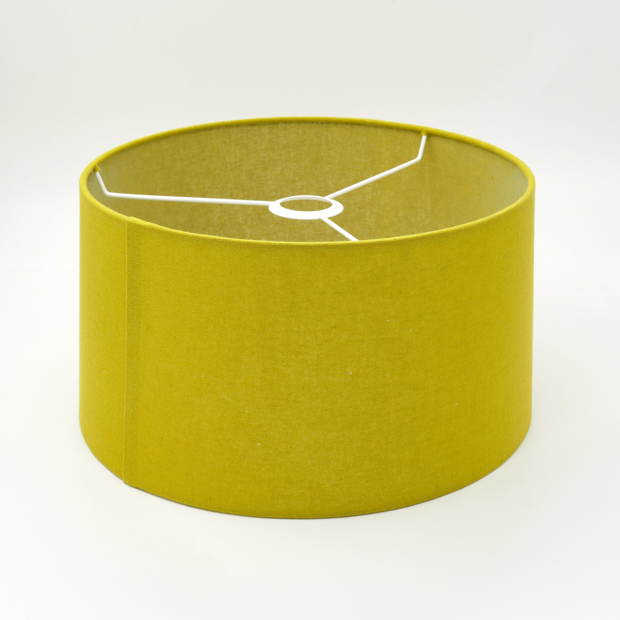 Pantalla lámpara Hand Made lino Verde claro