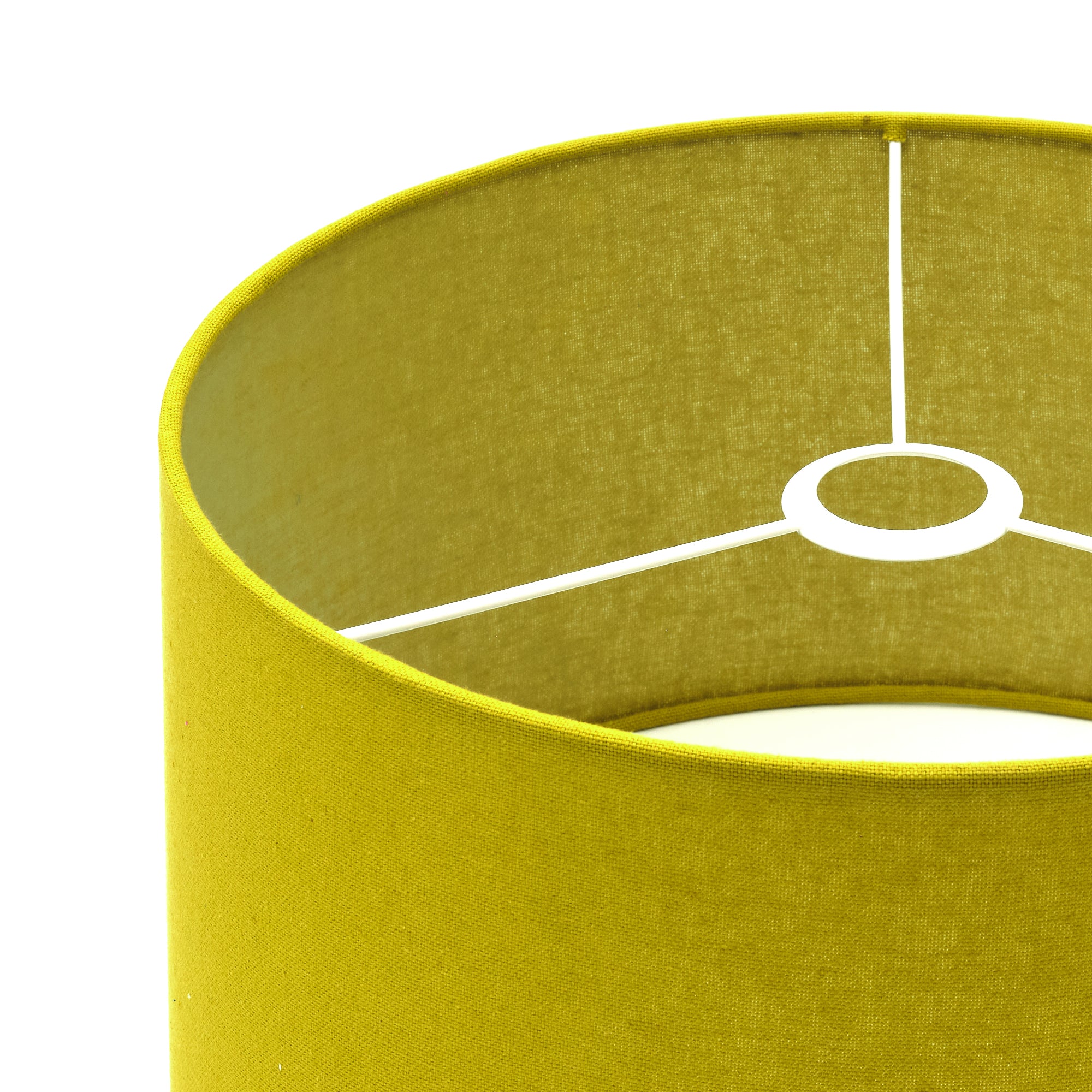 Pantalla lámpara Hand Made lino Verde claro