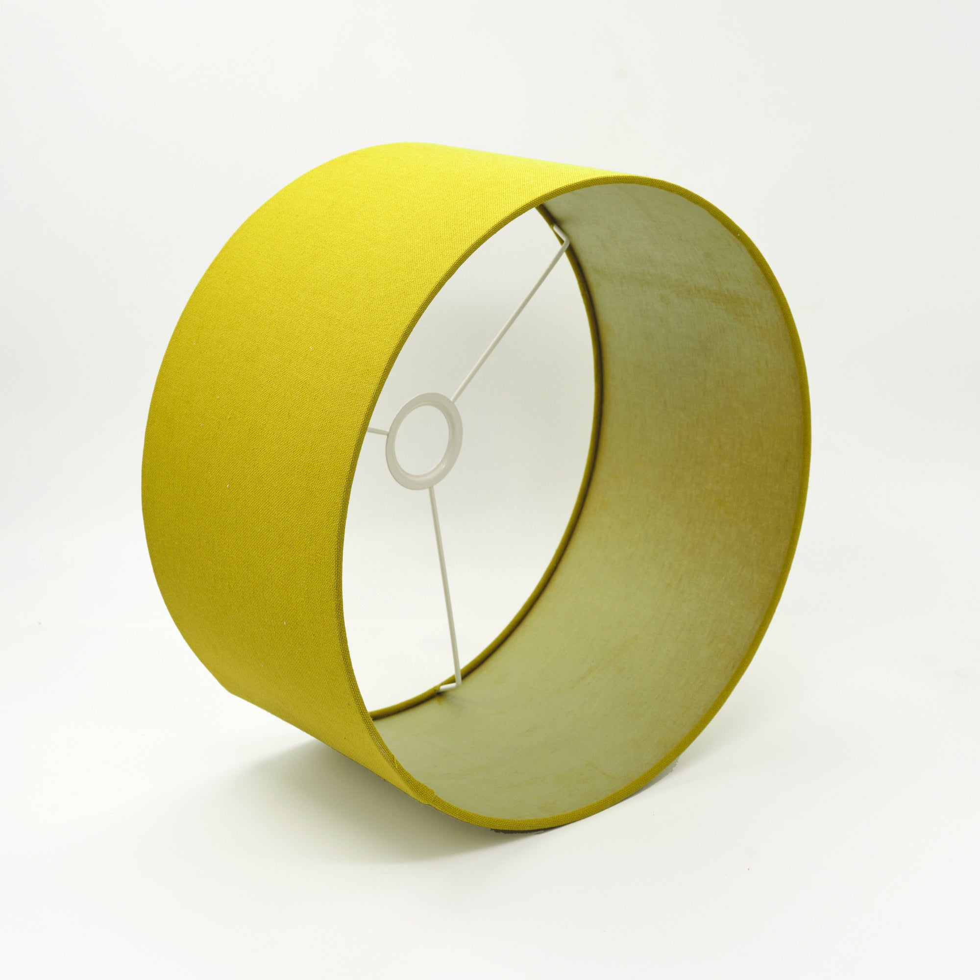 Pantalla lámpara Hand Made lino Verde claro