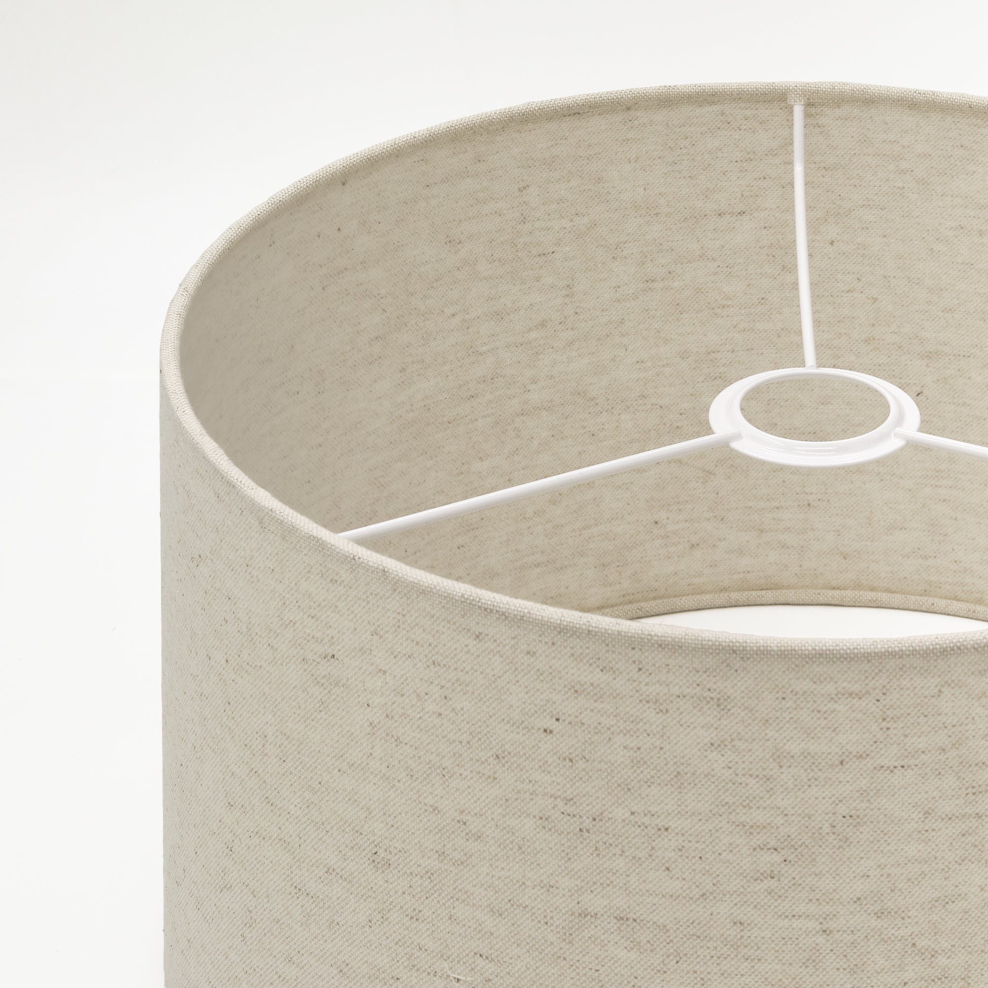 Pantalla lámpara Hand Made lino natural