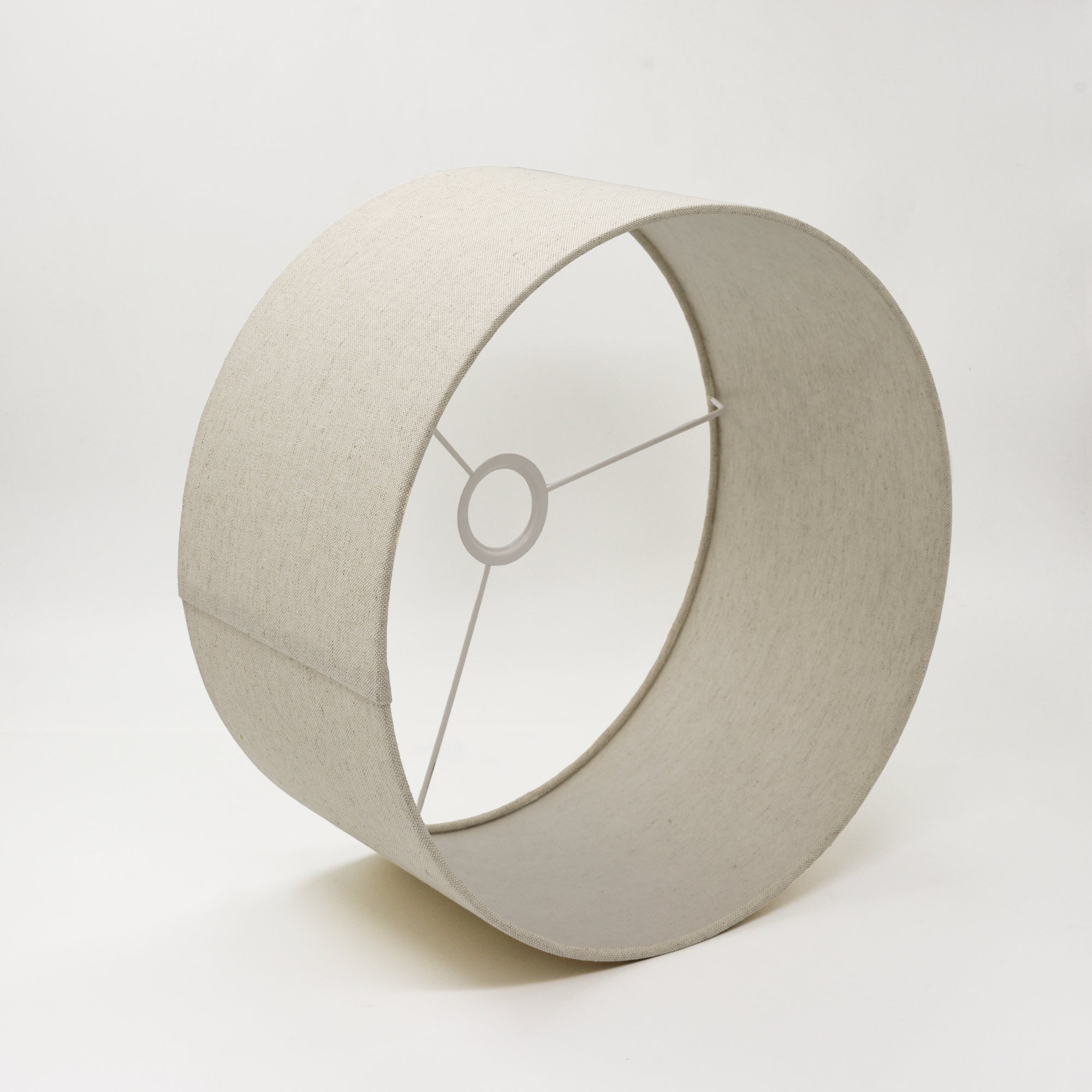 Pantalla lámpara Hand Made lino natural