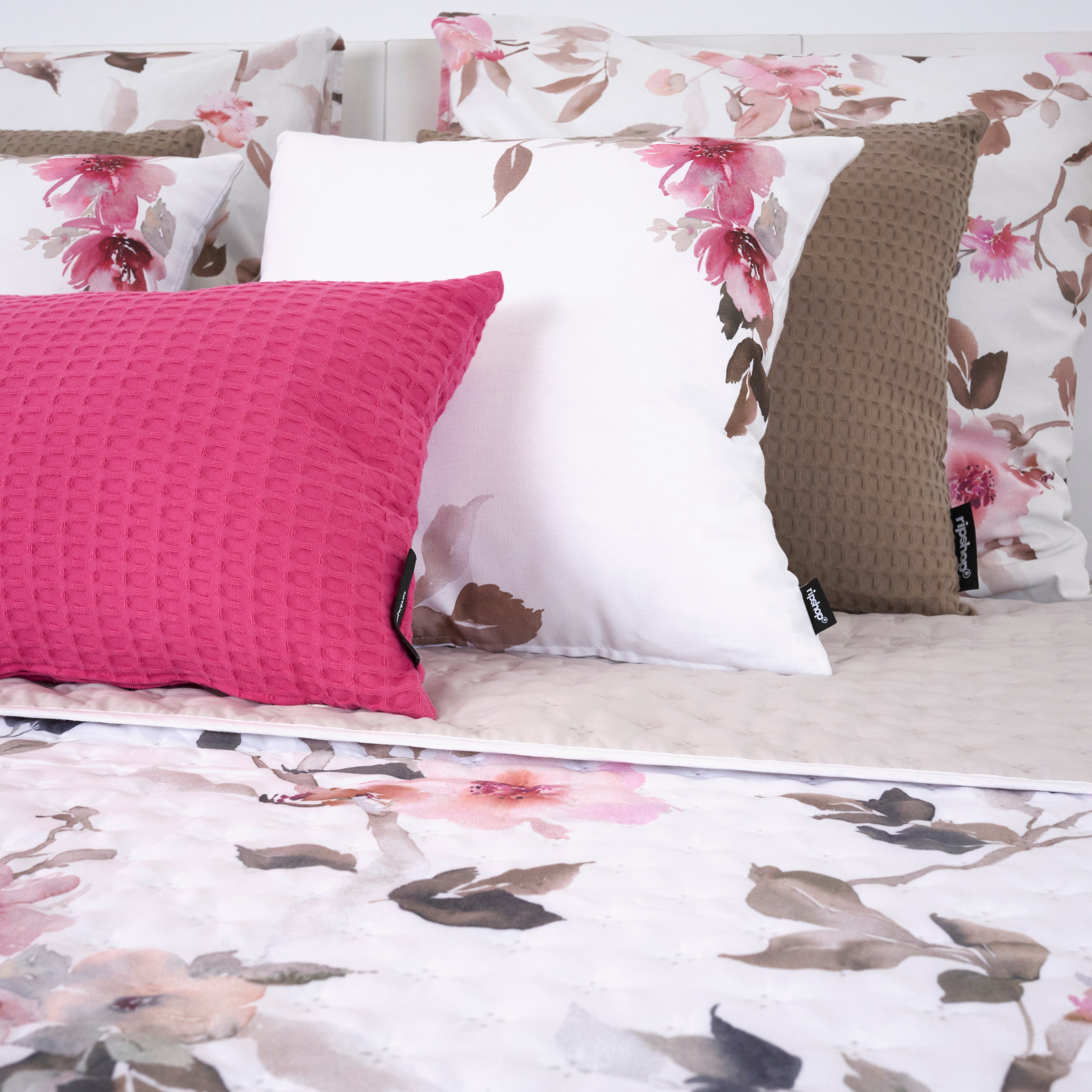 Couette réversible mi-saison rose Leeds