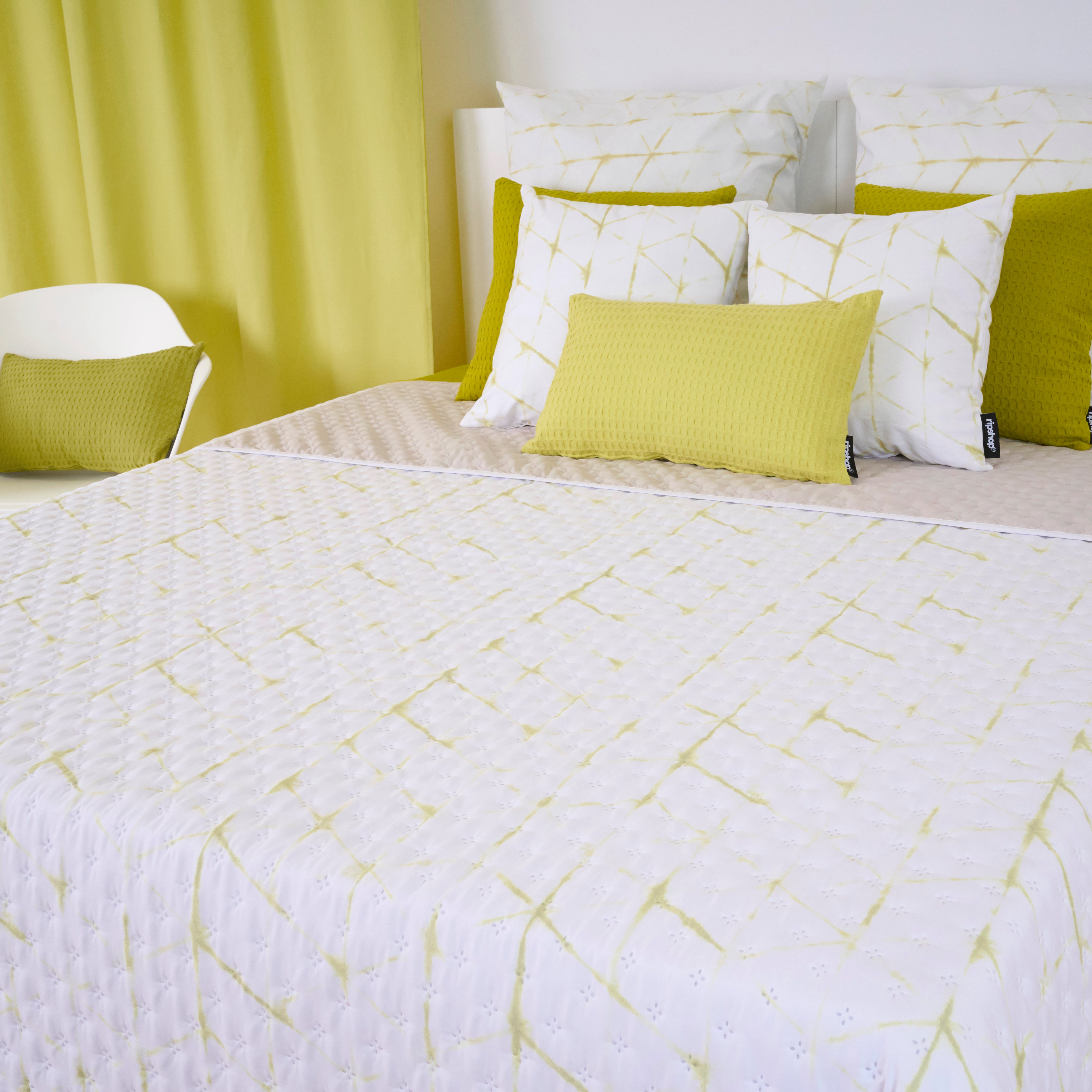 Couette réversible mi-saison vert poireau