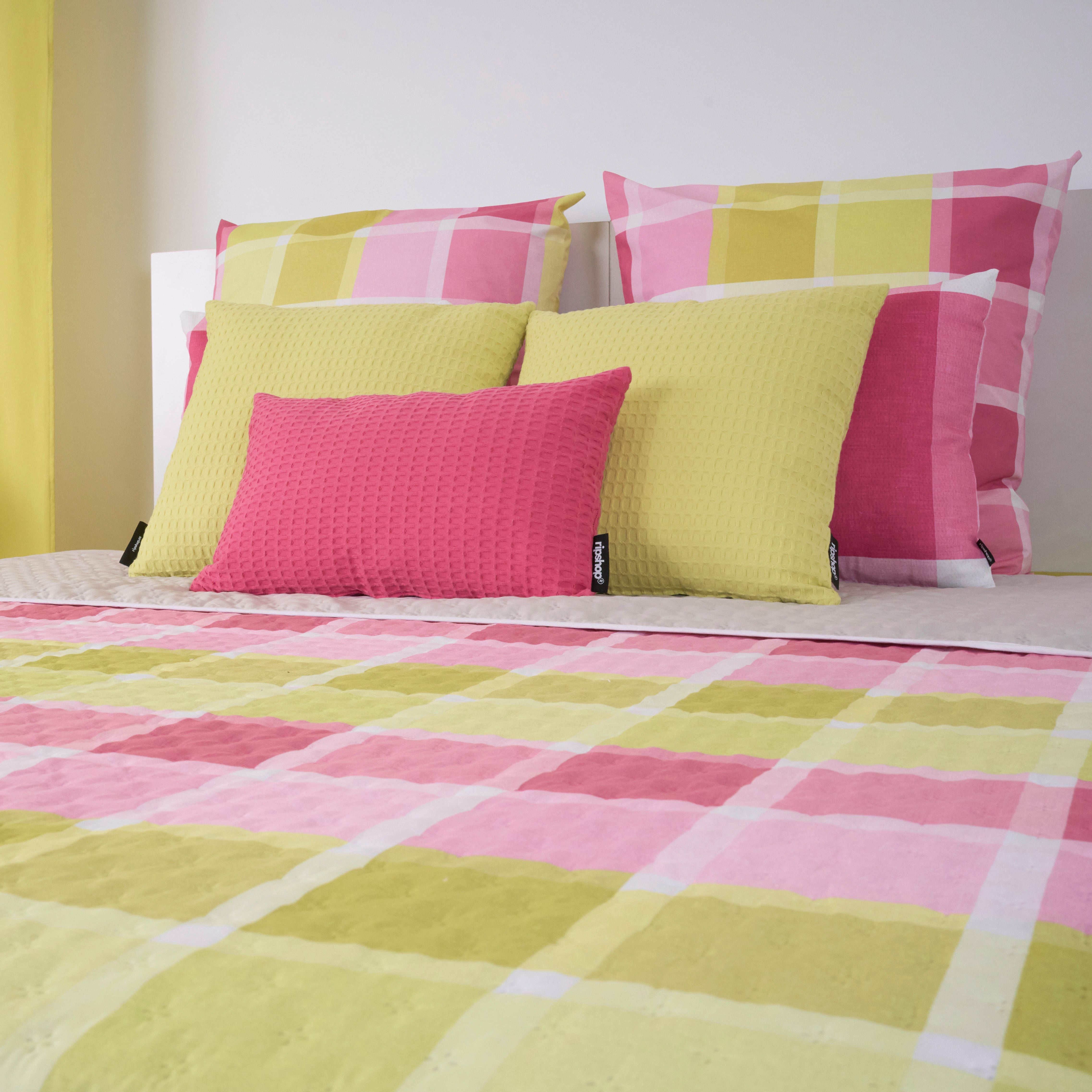 Colcha entretiempo reversible Sutton Rosa