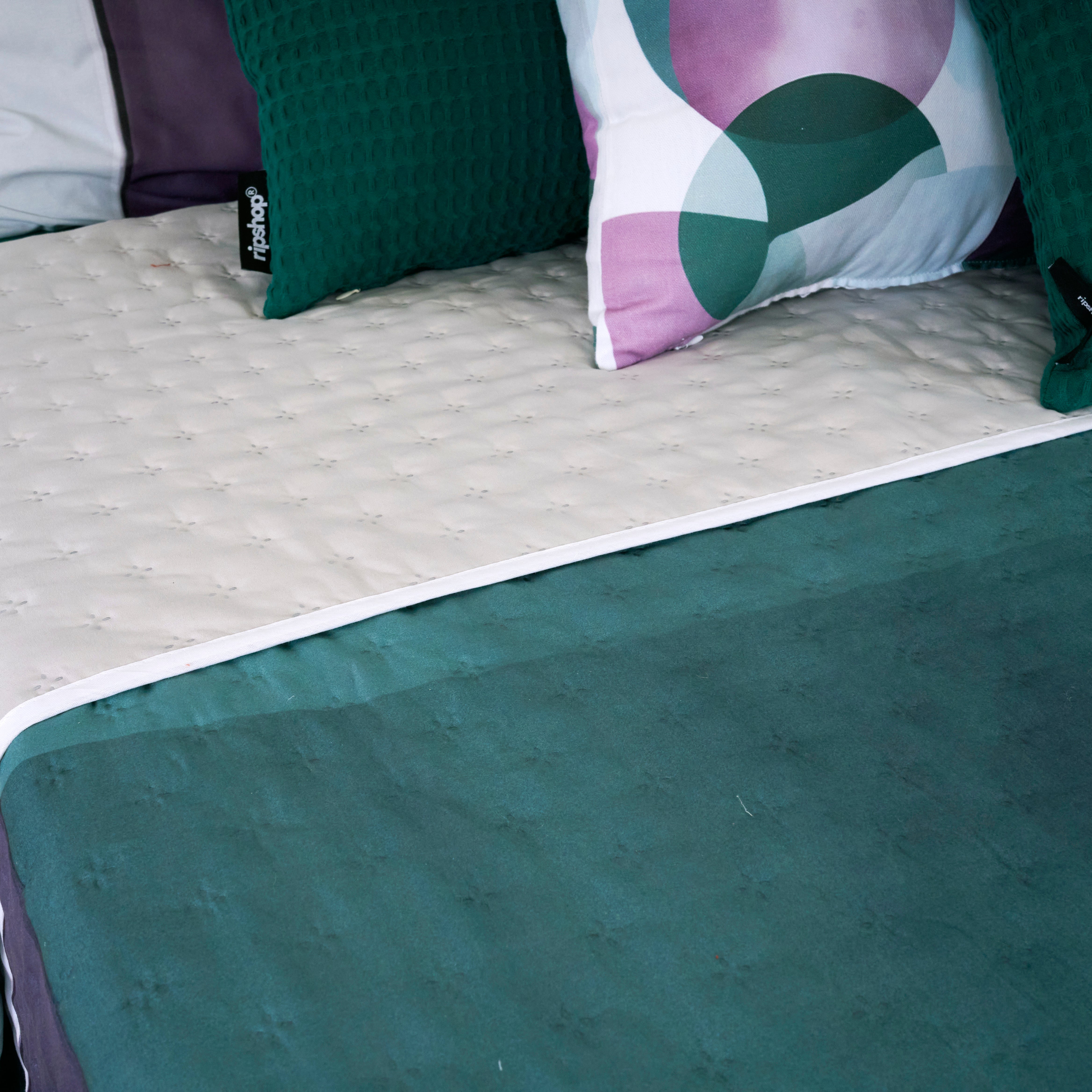 Couette mi-saison réversible York Lilac