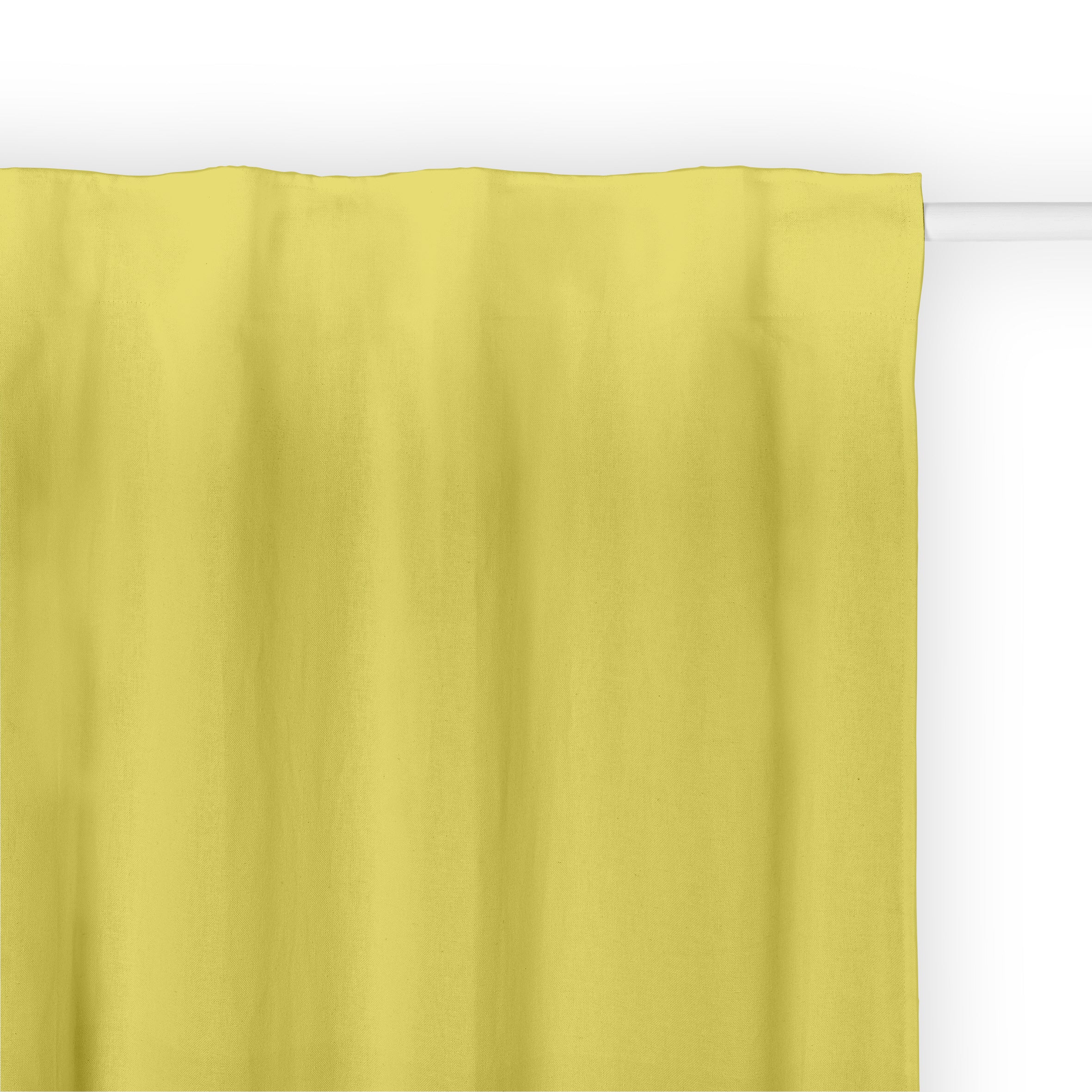 Cortina Cinta trasera Lino 100% Verde Claro