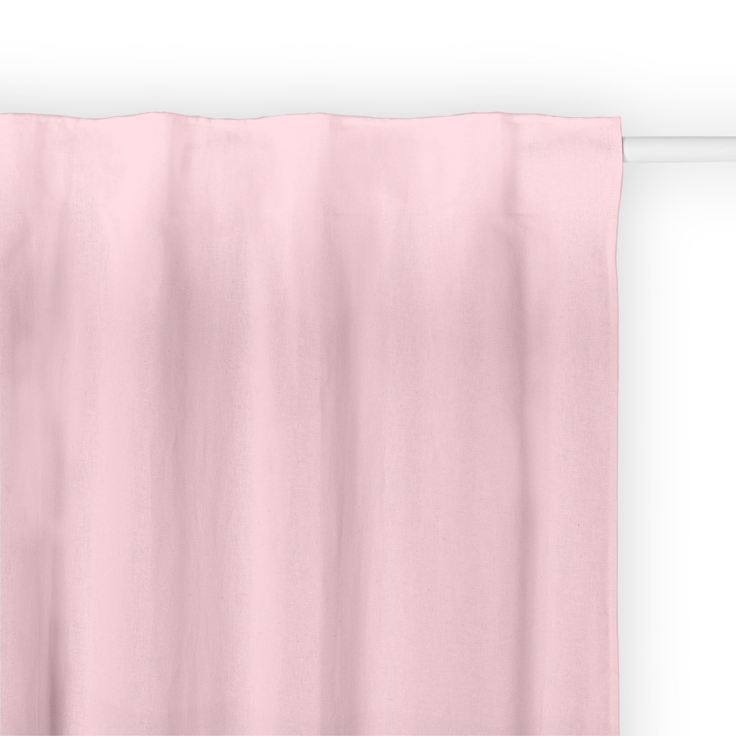 Ruban de fond de rideau 100% lin palissandre