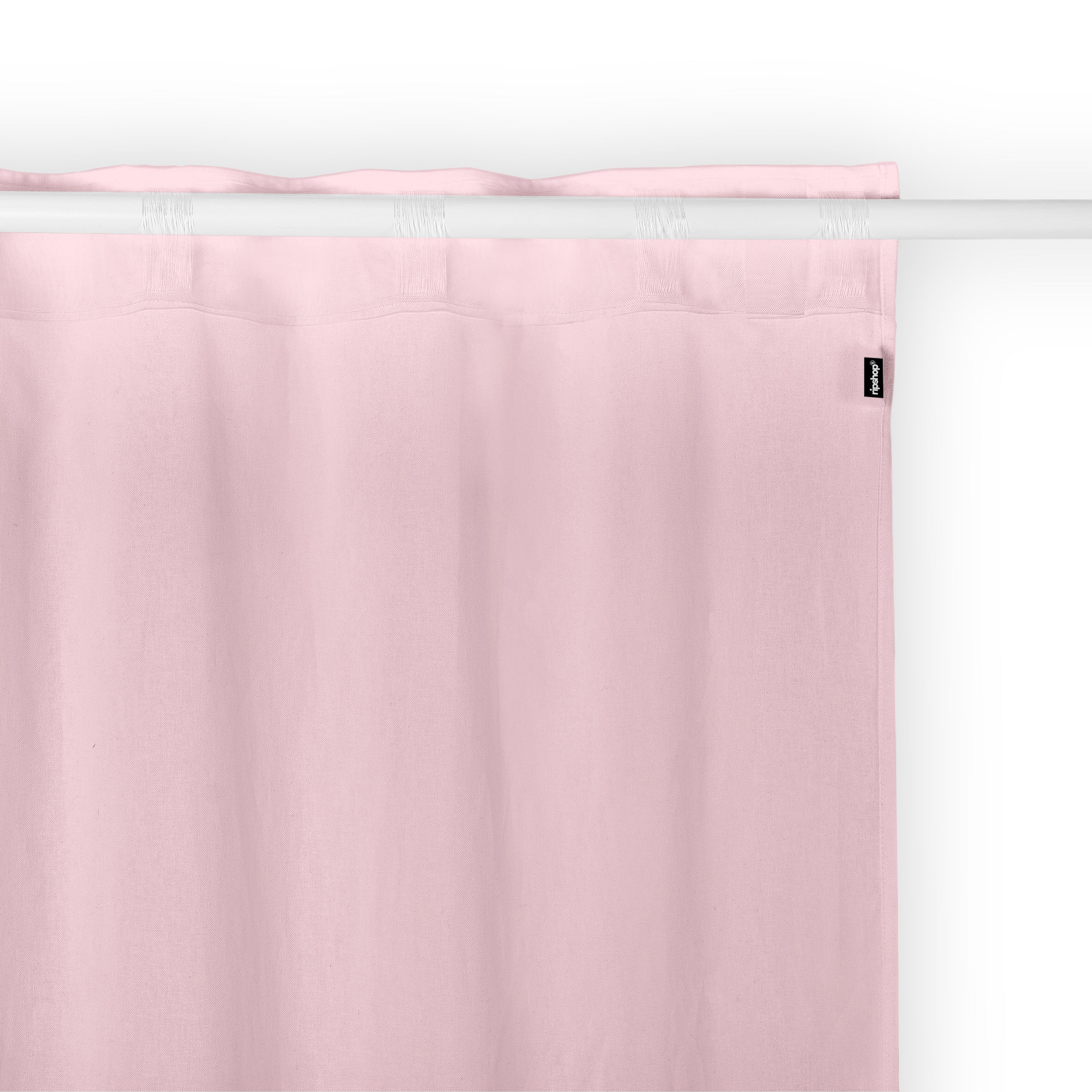 Ruban de fond de rideau 100% lin palissandre