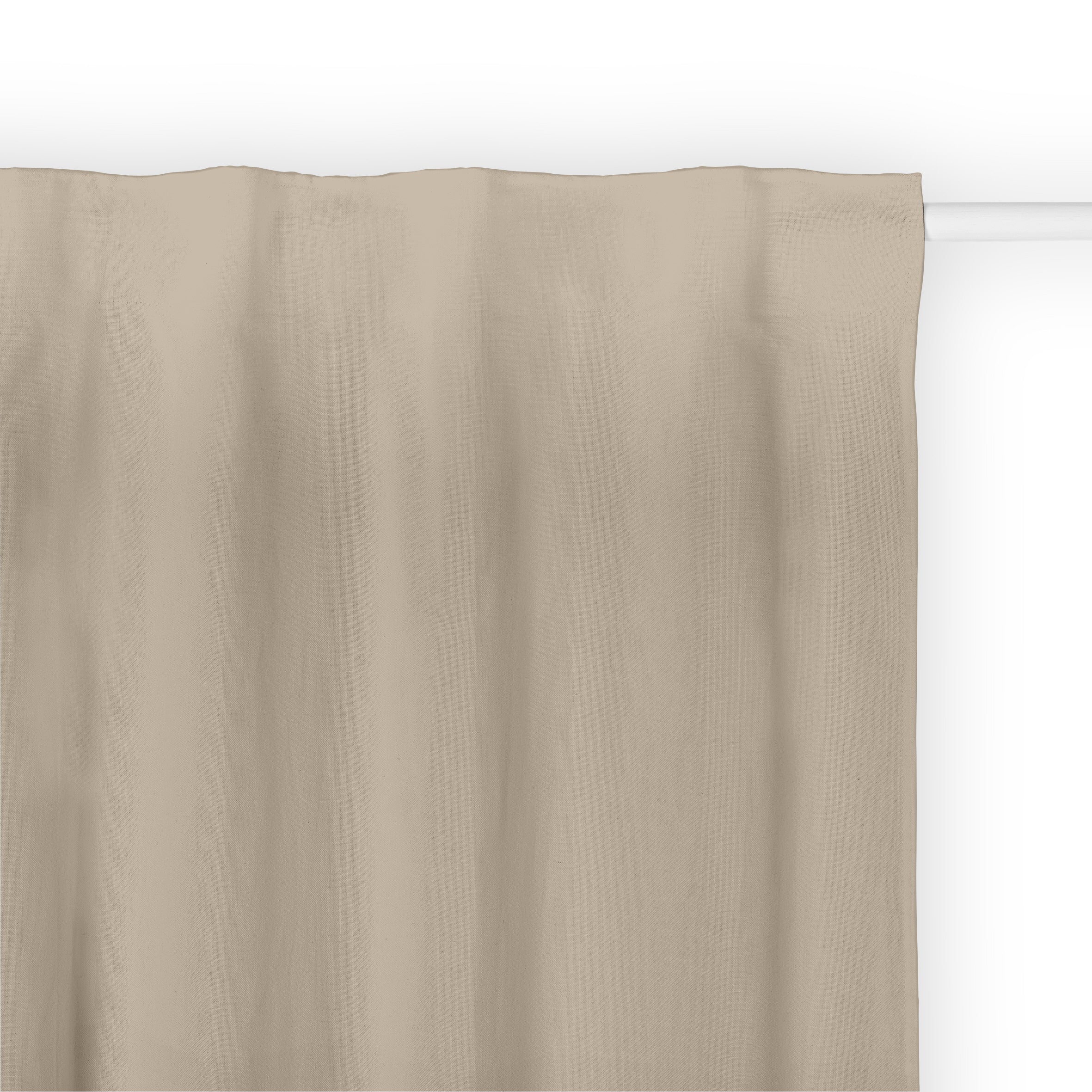 Ruban de fond de rideau 100% lin naturel
