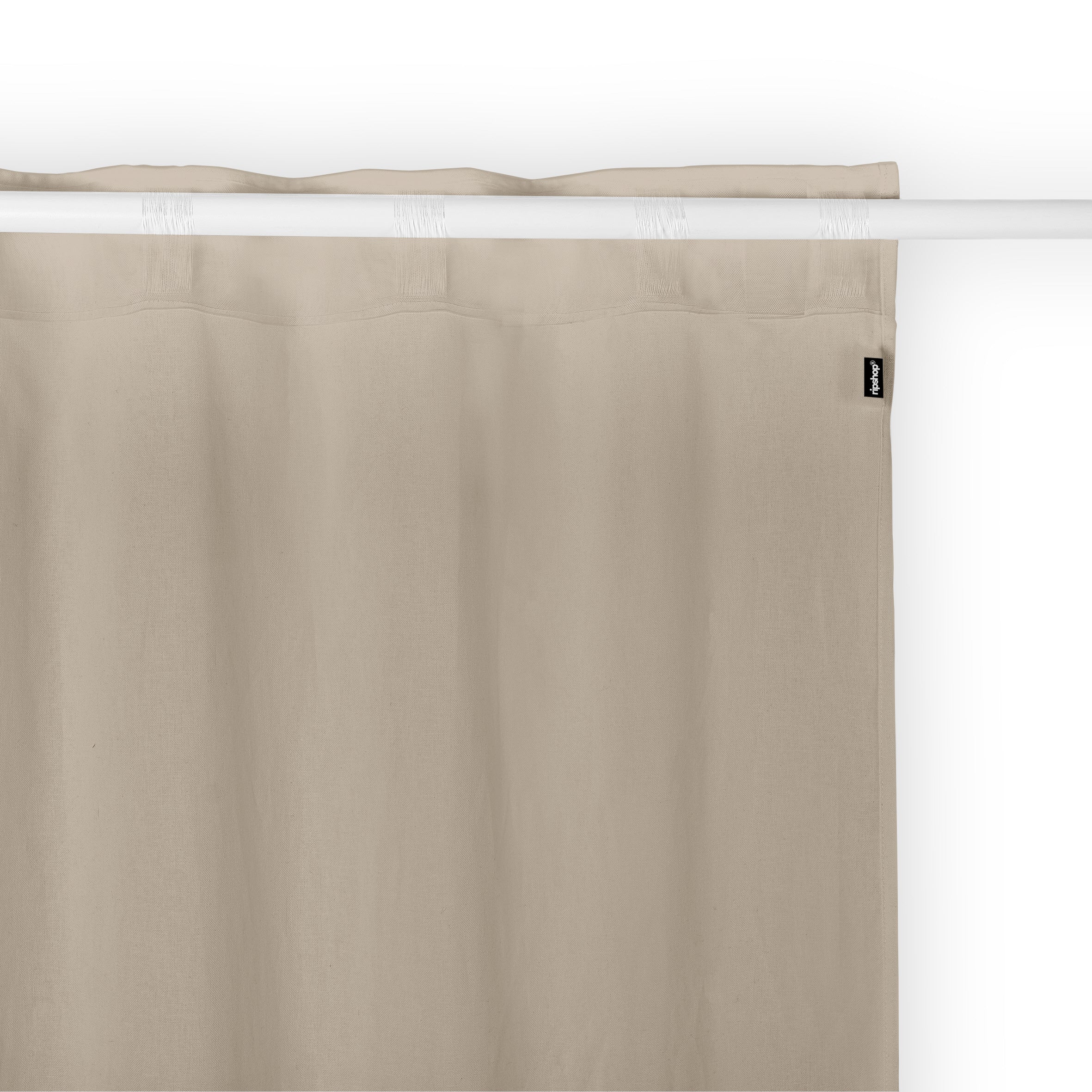 Ruban de fond de rideau 100% lin naturel