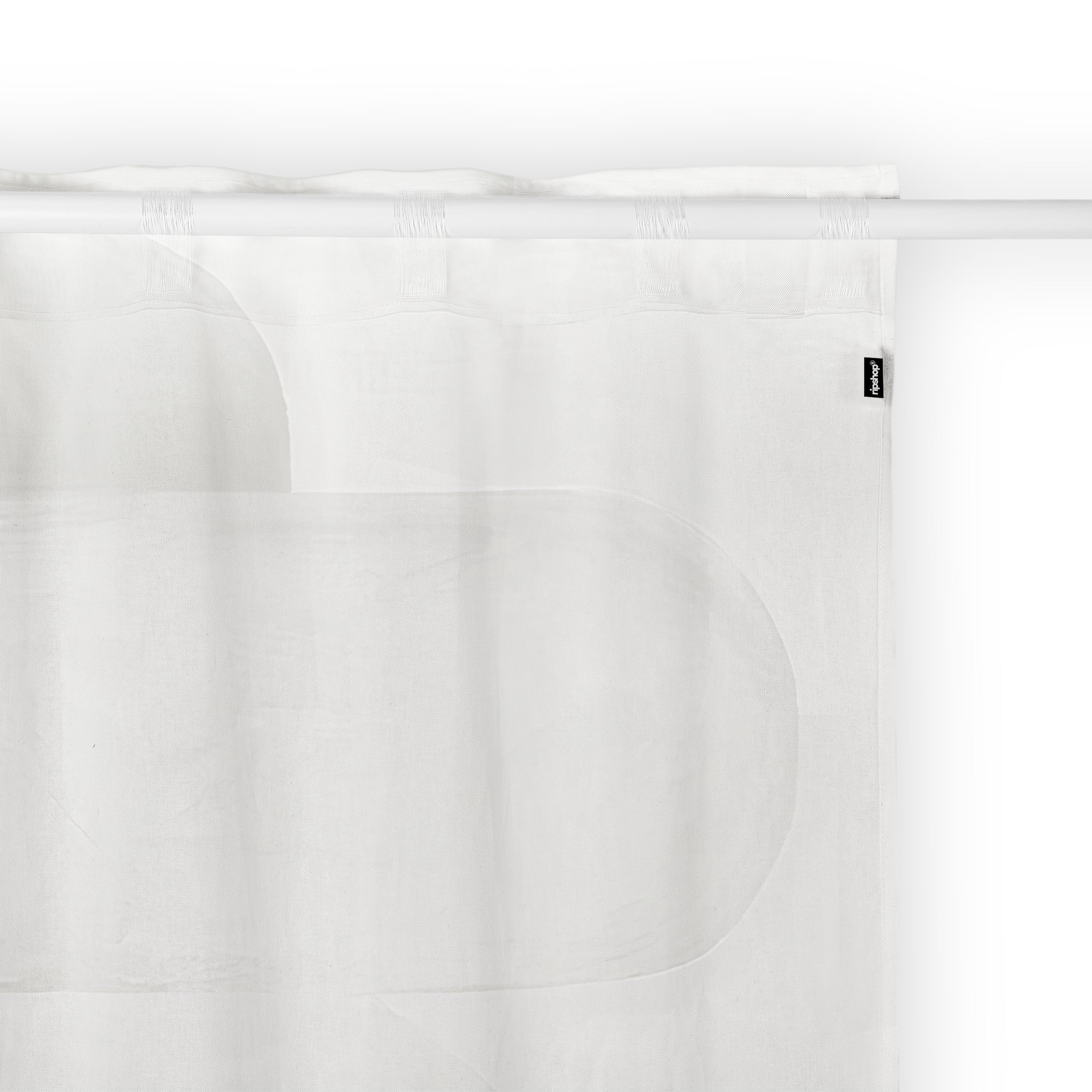 Ruban de rideau arrière 100 % coton Dundee Nude