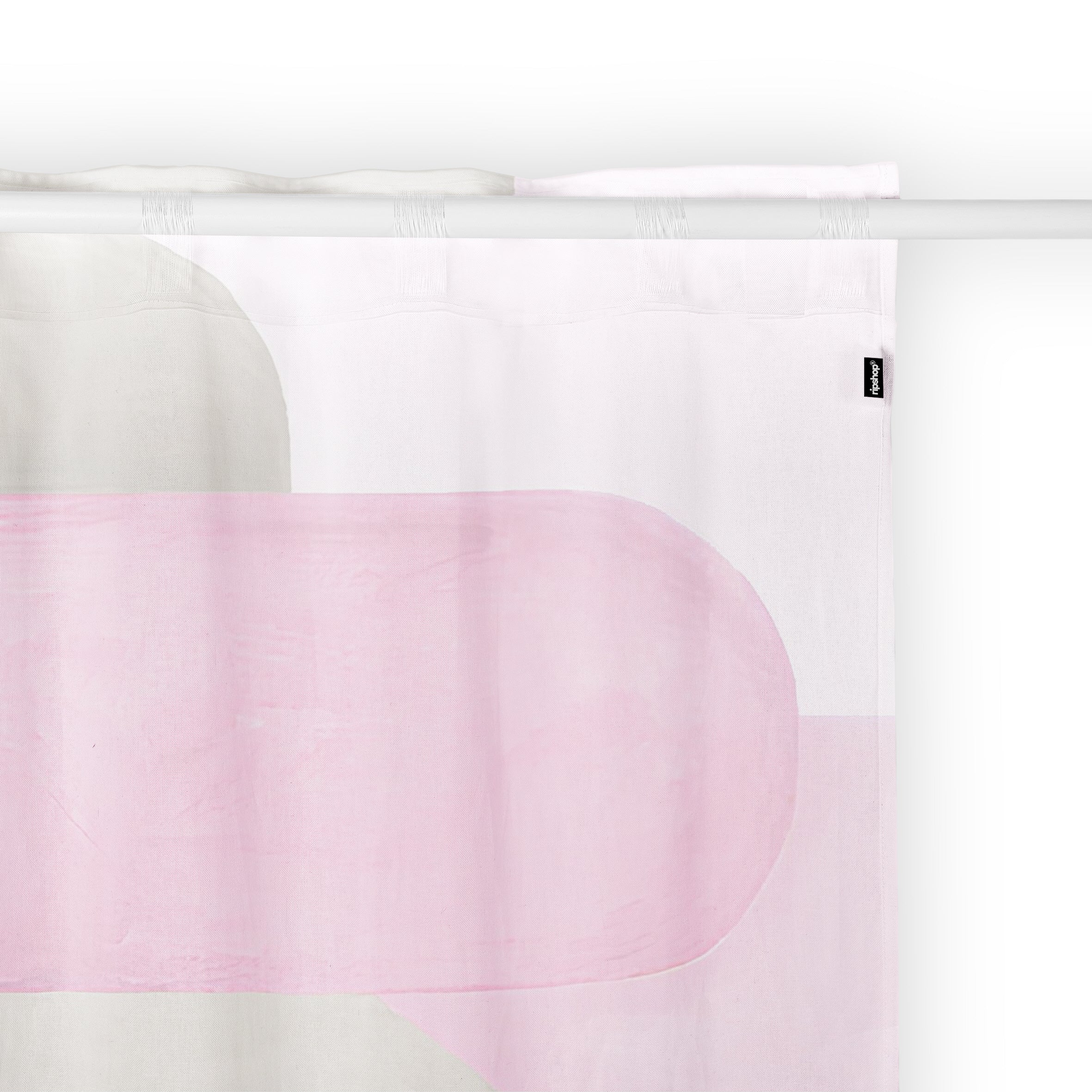 Cortina Cinta trasera 100% algodón Dundee Rosa