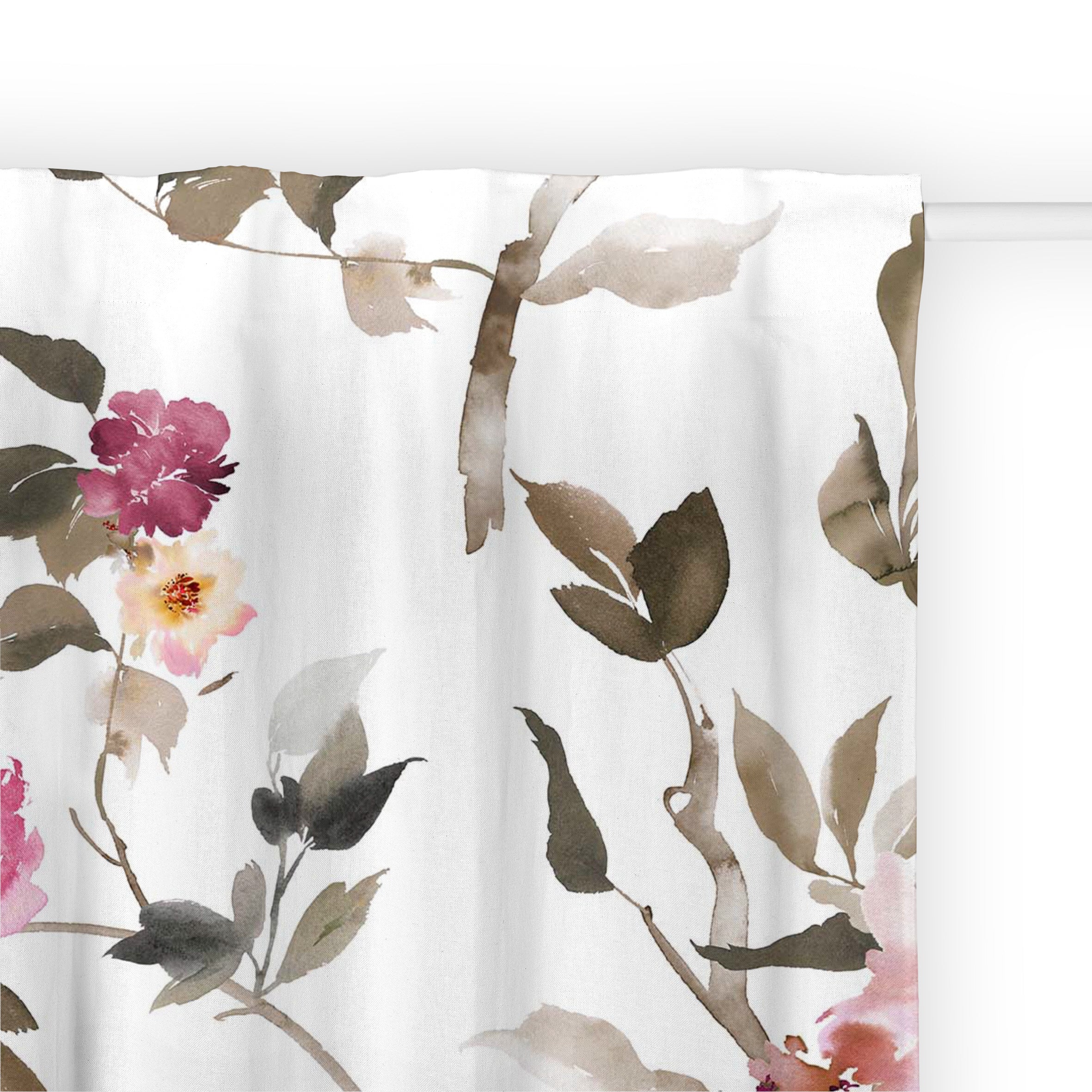 Cortina Cinta trasera 100% algodón Leeds Rosa