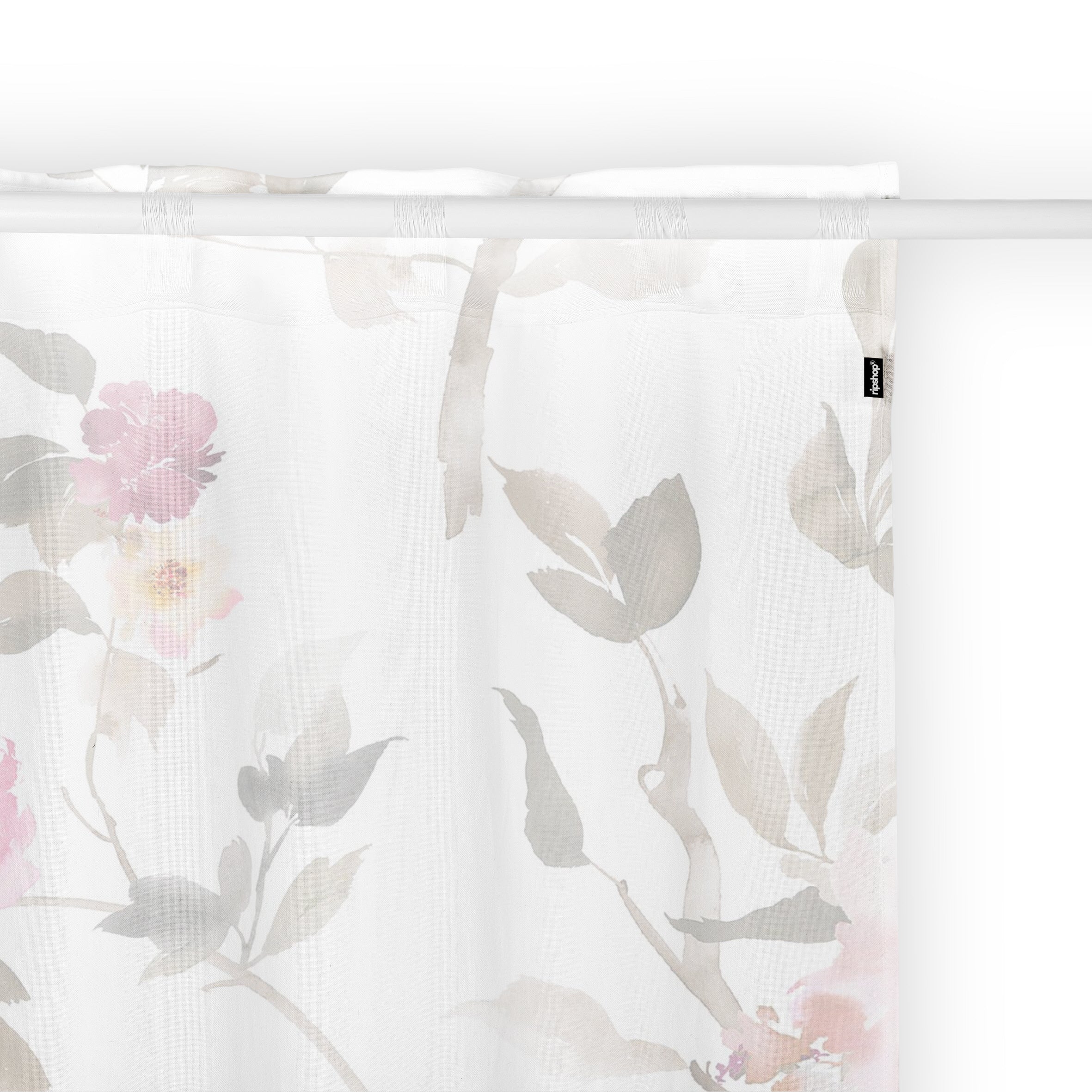 Cortina Cinta trasera 100% algodón Leeds Rosa