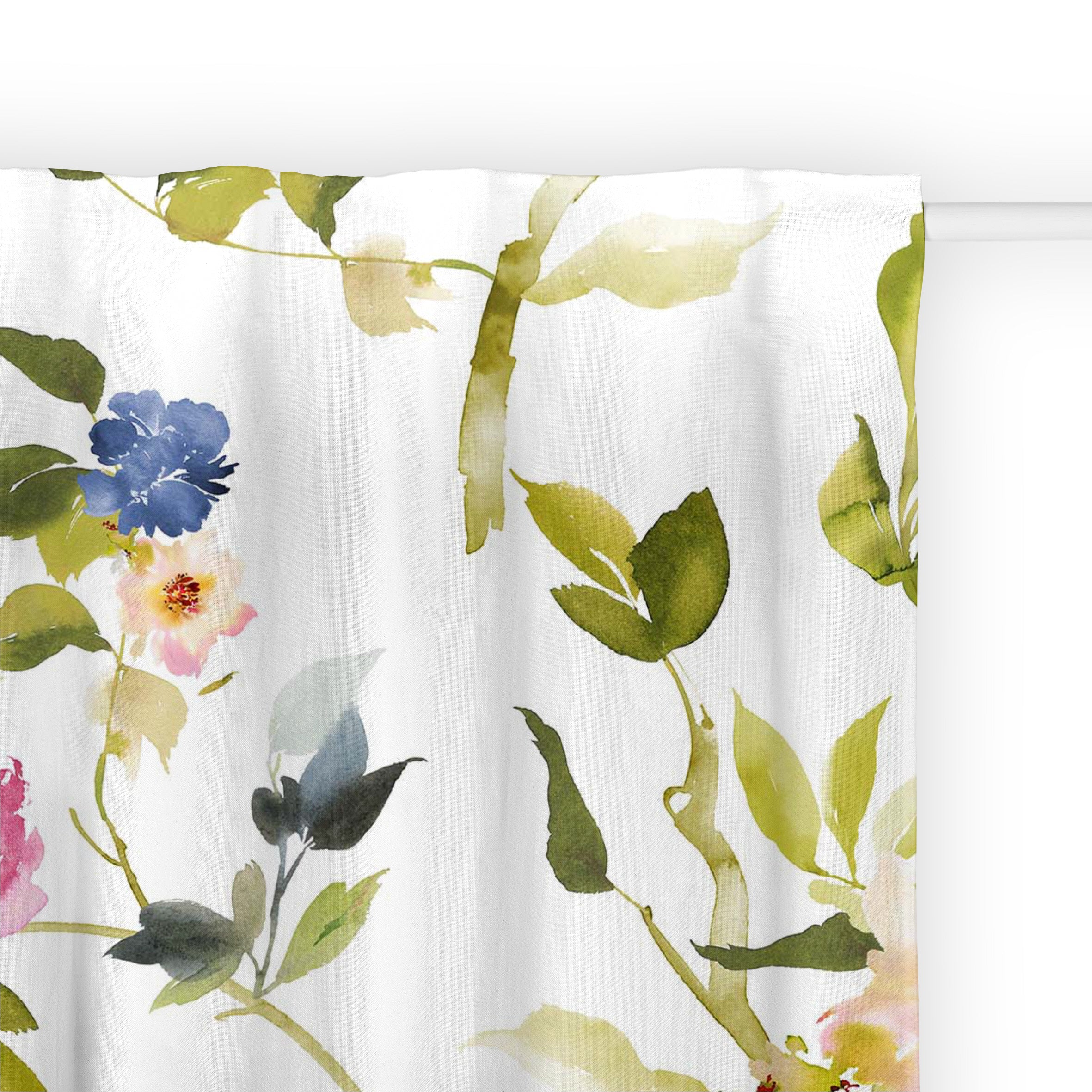 Cortina Cinta trasera 100% algodón Leeds Verde