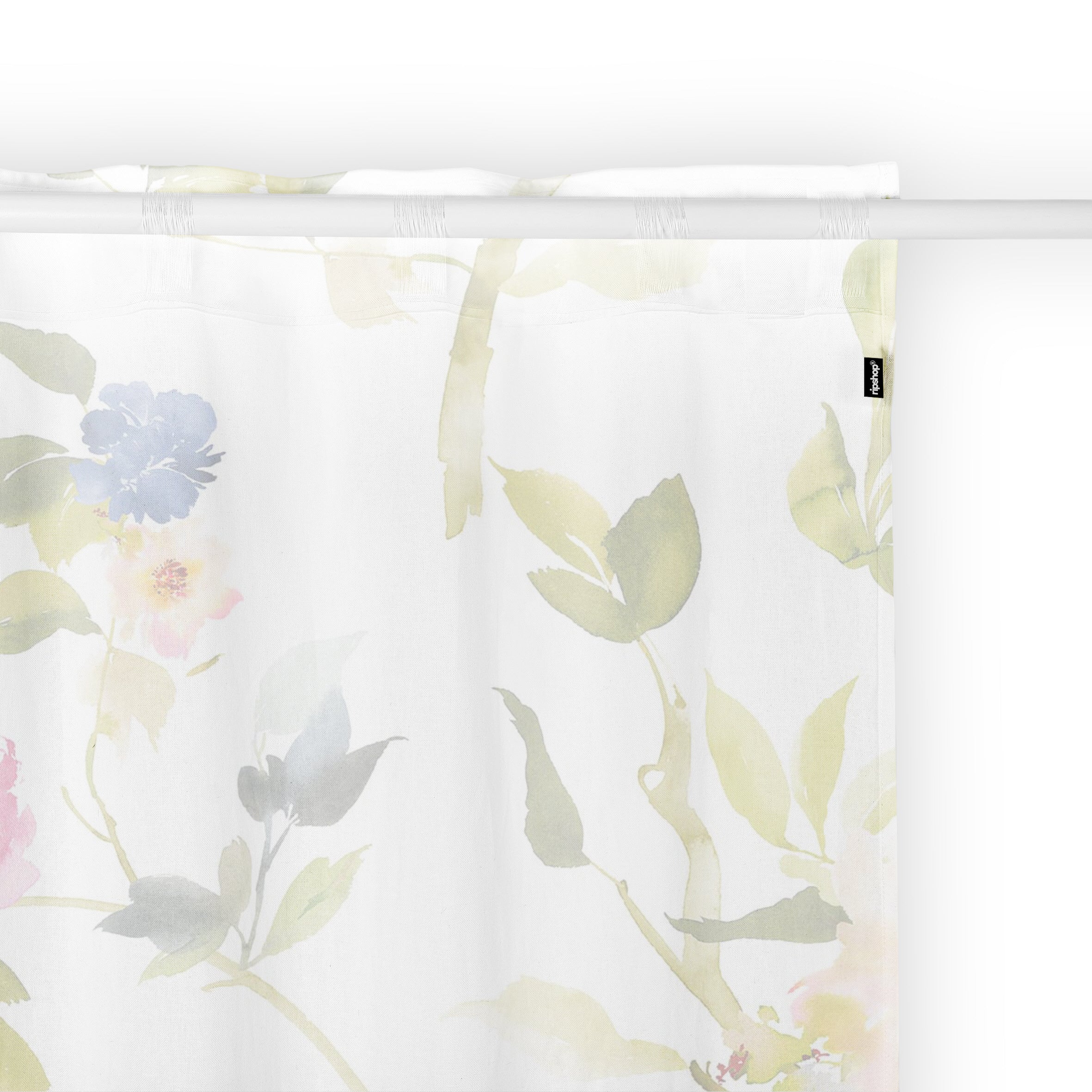 Cortina Cinta trasera 100% algodón Leeds Verde