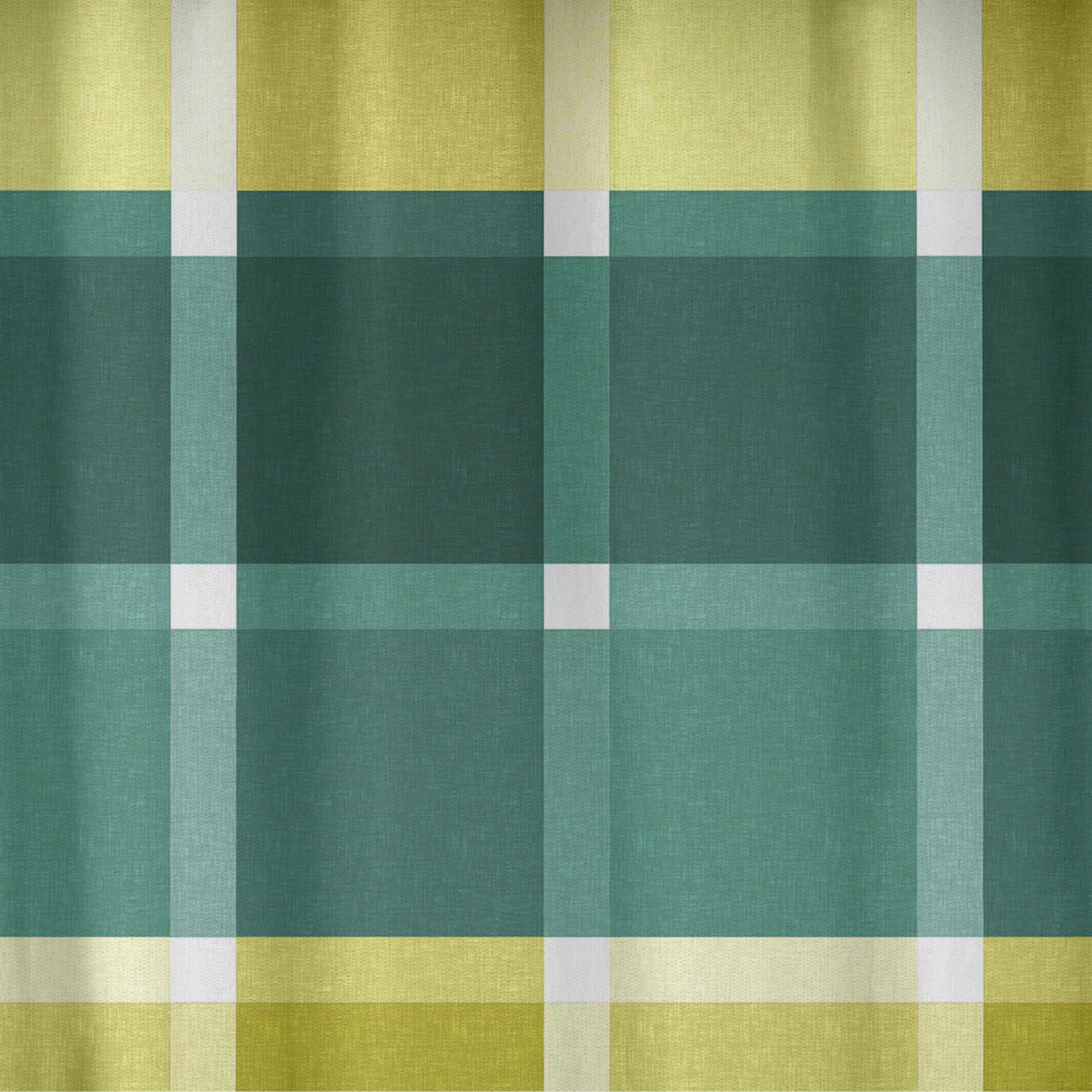 Ruban de rideau arrière 100 % coton Sutton Emerald