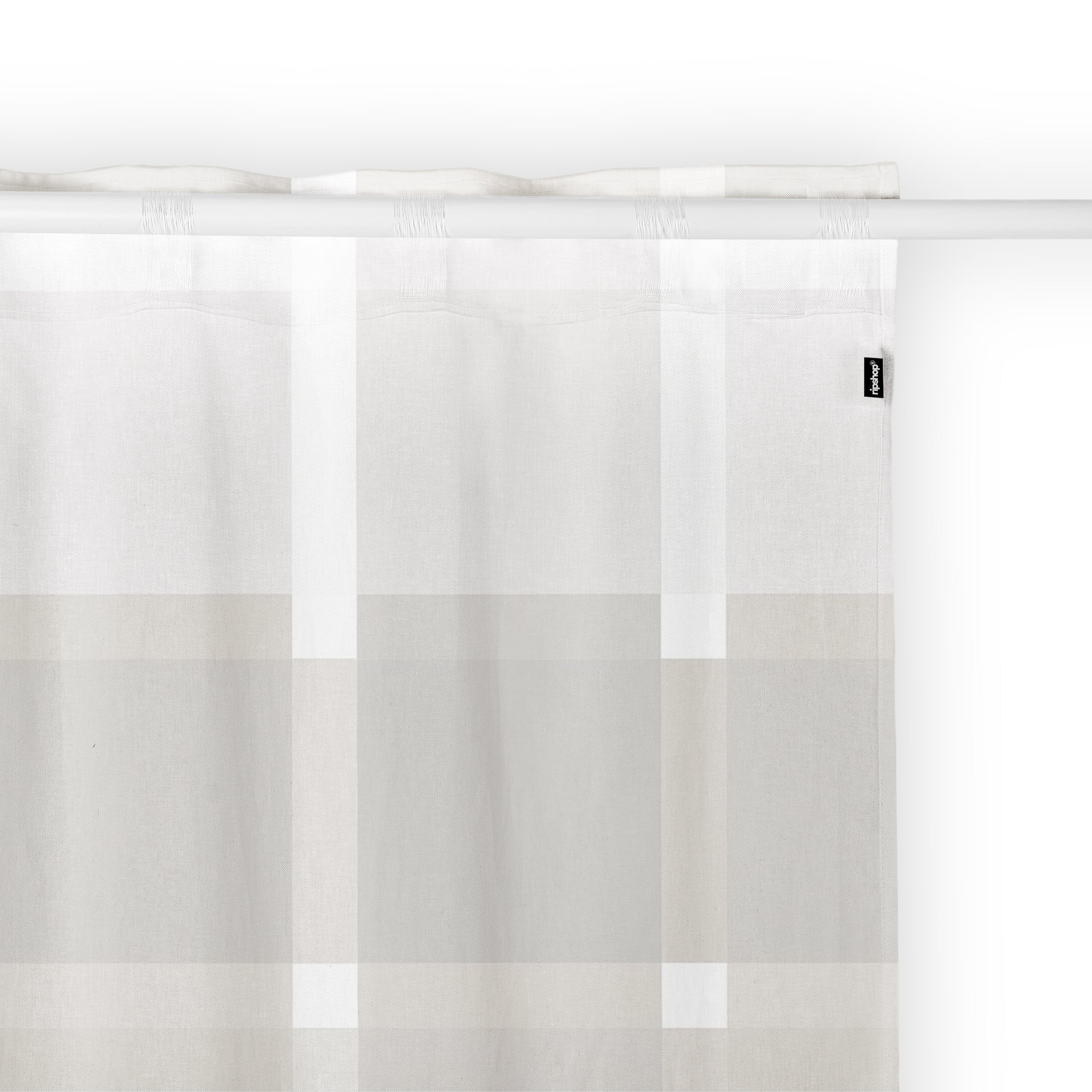 Curtain Back Tape 100% Cotton Sutton Brown