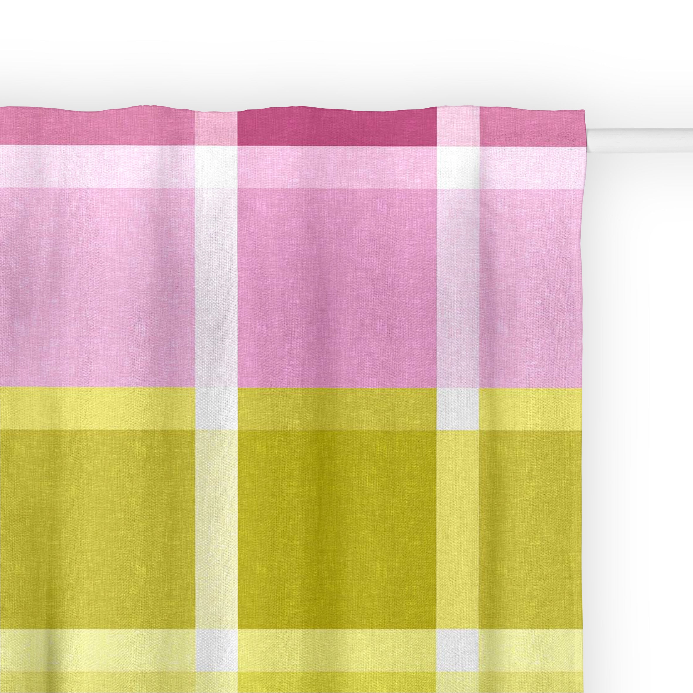 Ruban de fond de rideau 100% coton Sutton rose