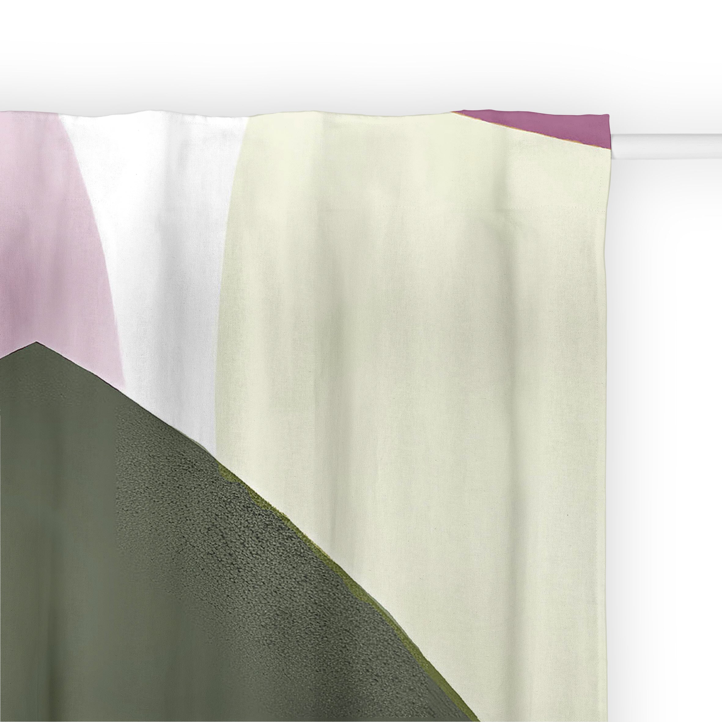 Ruban de rideau arrière 100% coton York Pink