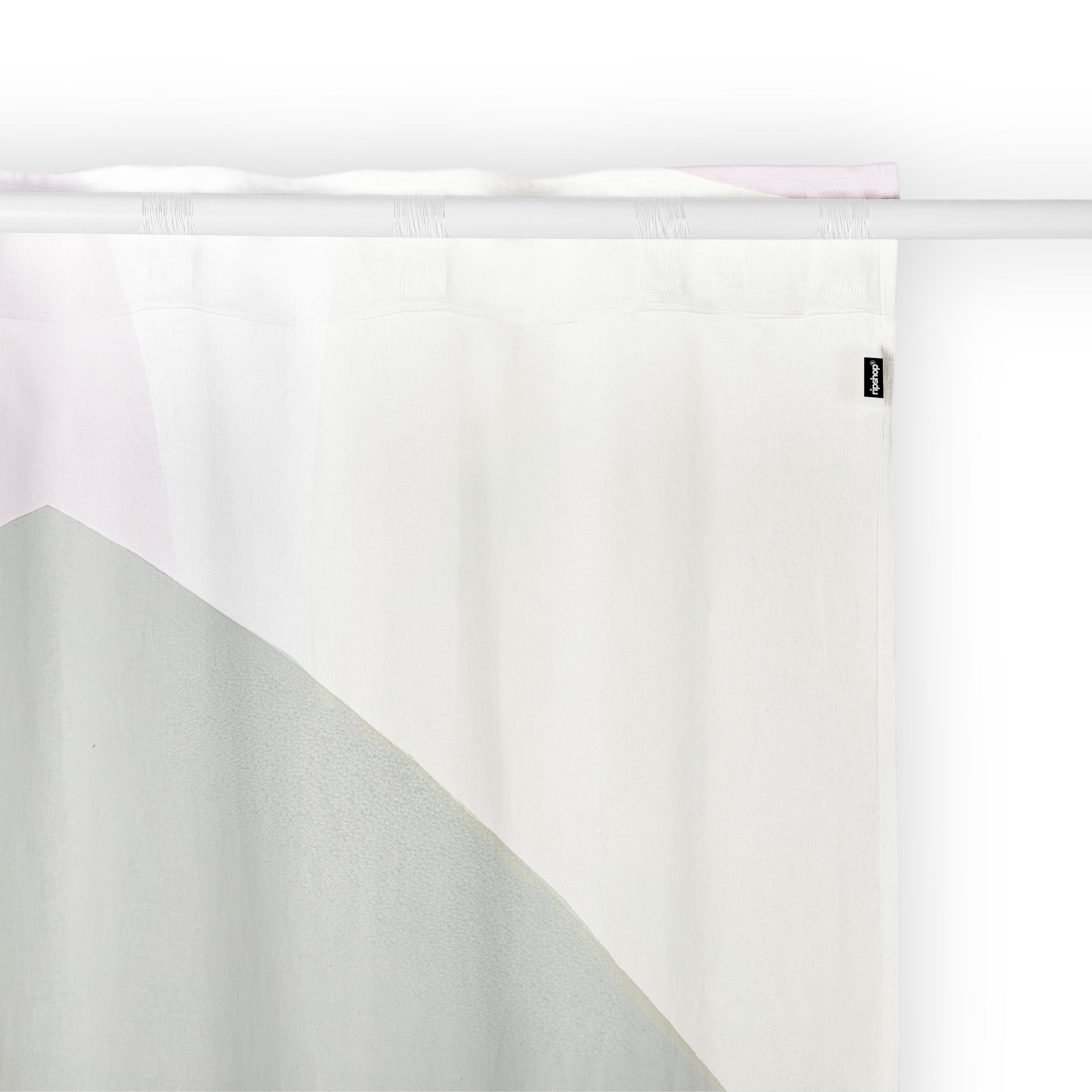 Ruban de rideau arrière 100% coton York Pink