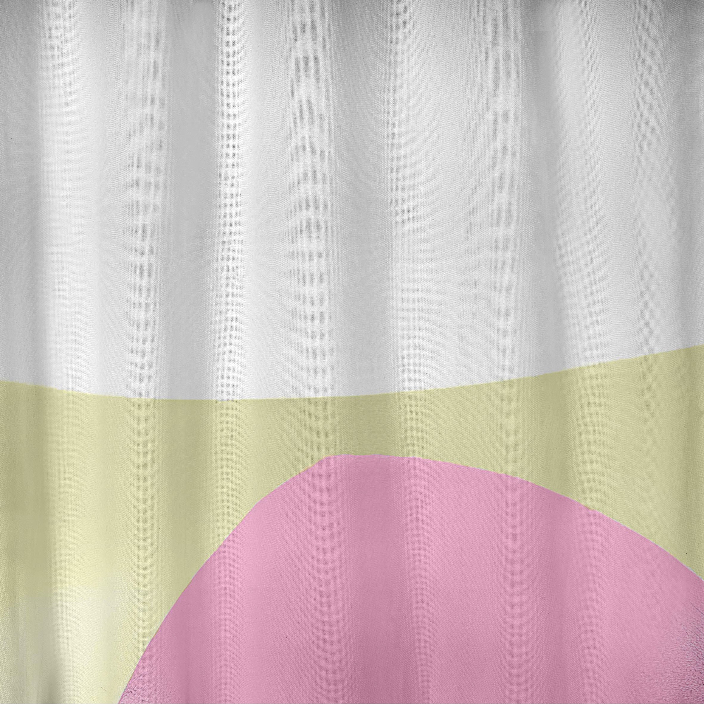 Ruban de rideau arrière 100% coton York Pink