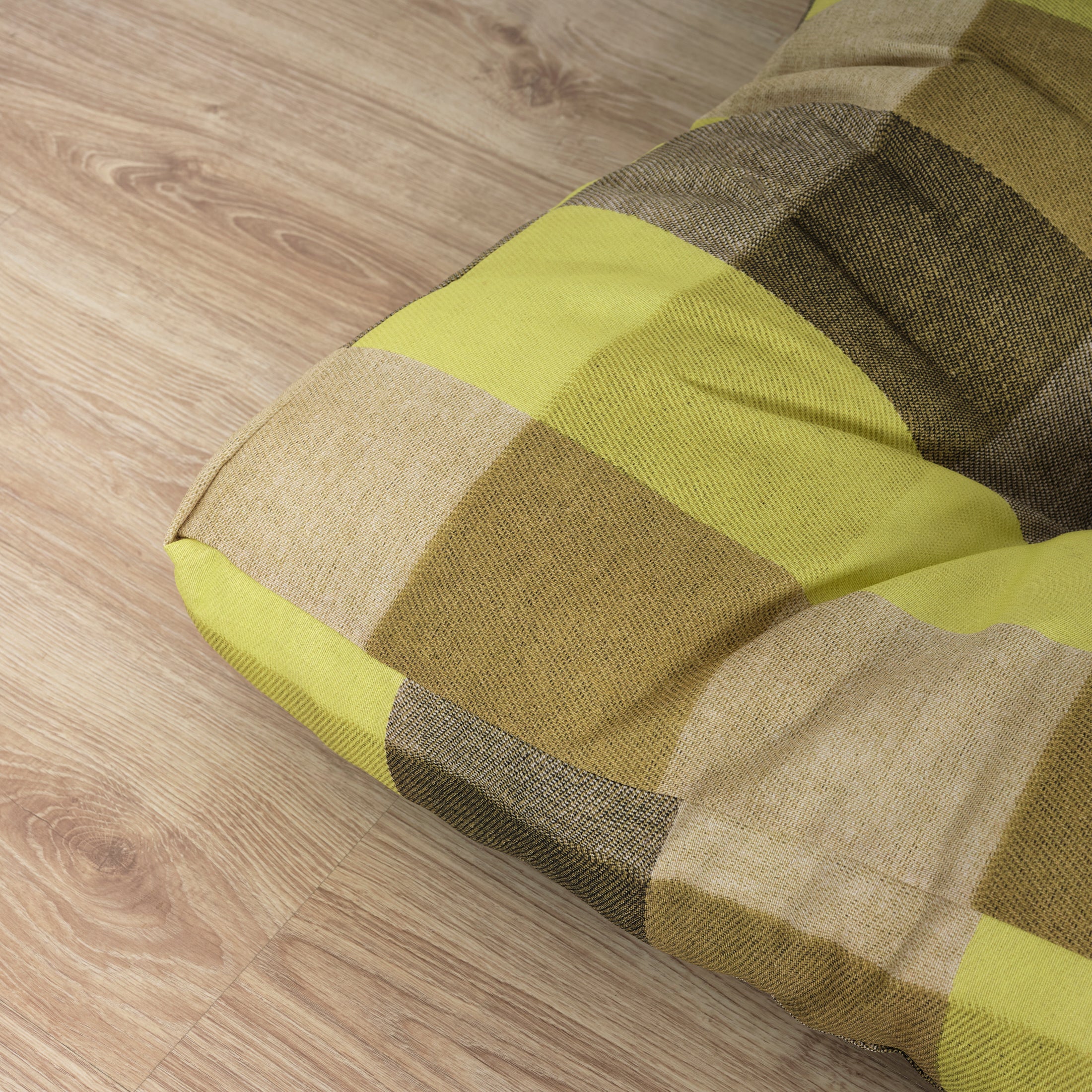 100% Cotton Stain-Resistant Pet Bed Bath Green