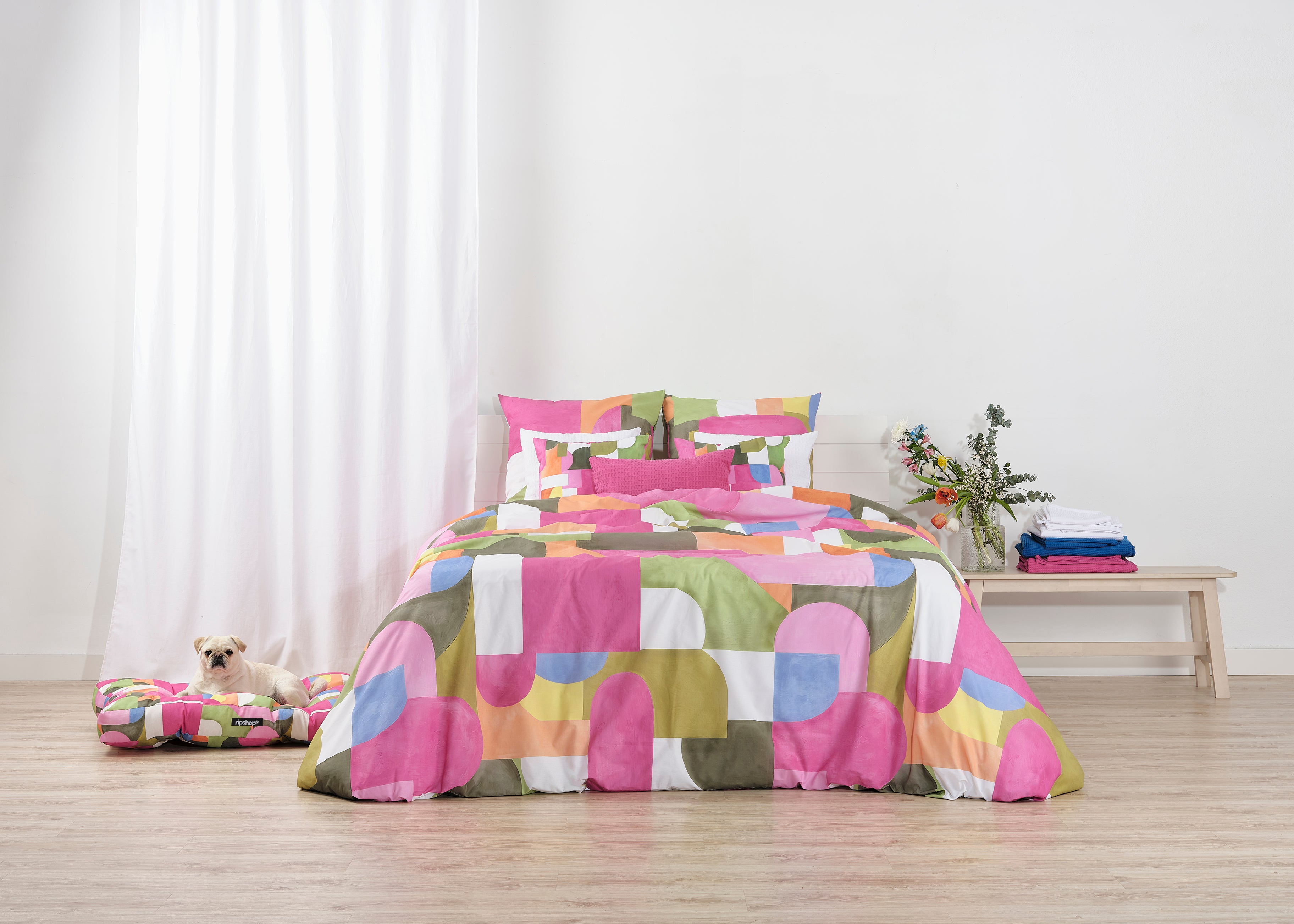 Cama de mascota 100% algodón antimanchas Dundee