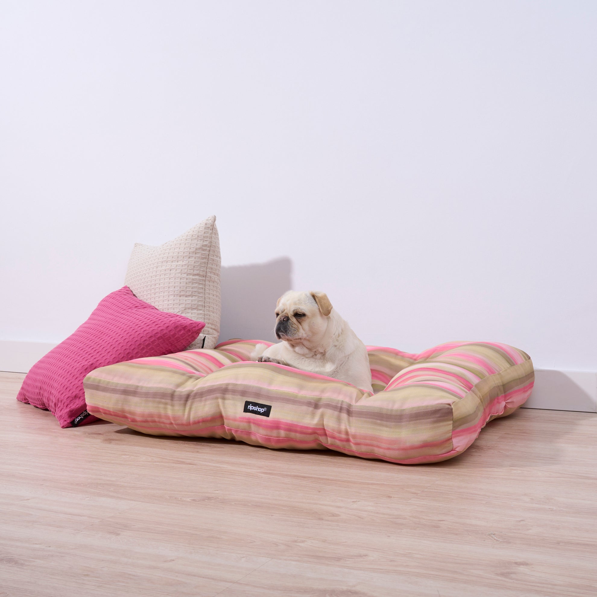 Exeter 100% Cotton Stain Resistant Pet Bed Green