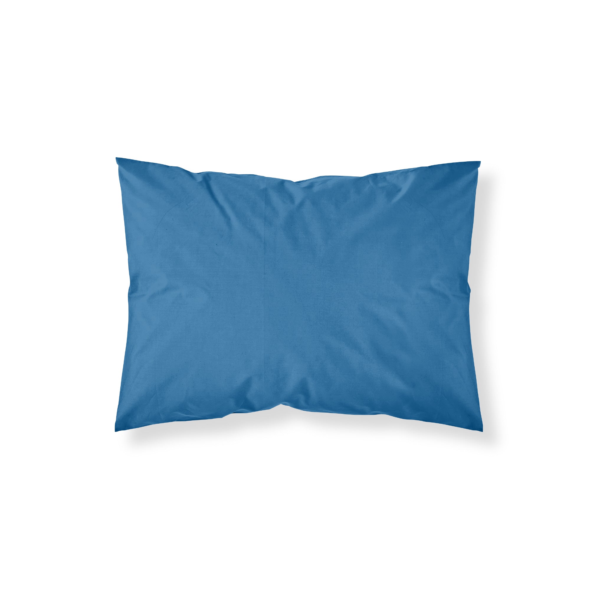Taie d'oreiller unie 100% coton Bleu Ciel