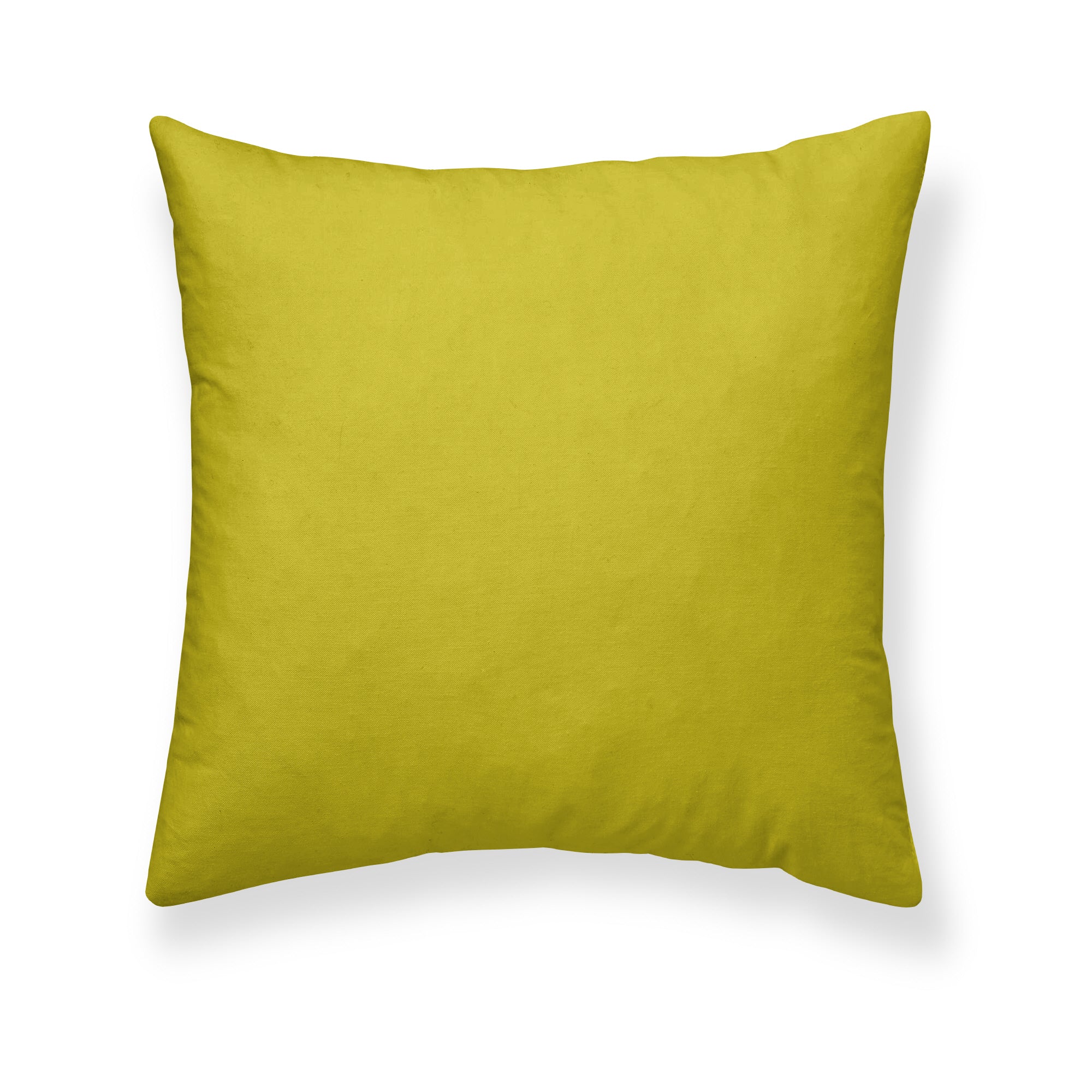 Funda almohada lisa 100% algodón Verde Claro