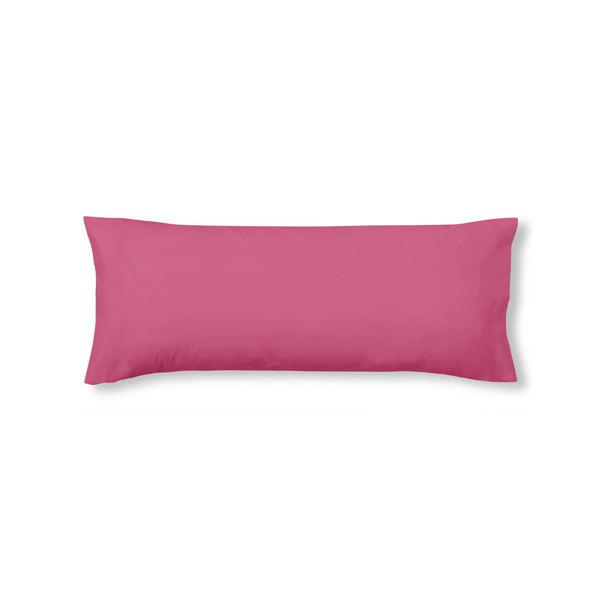 Taie d'oreiller unie 100% coton Fuchsia