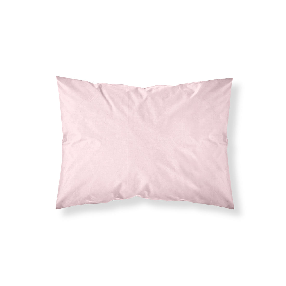 Funda almohada lisa 100% algodón Rosa Palo